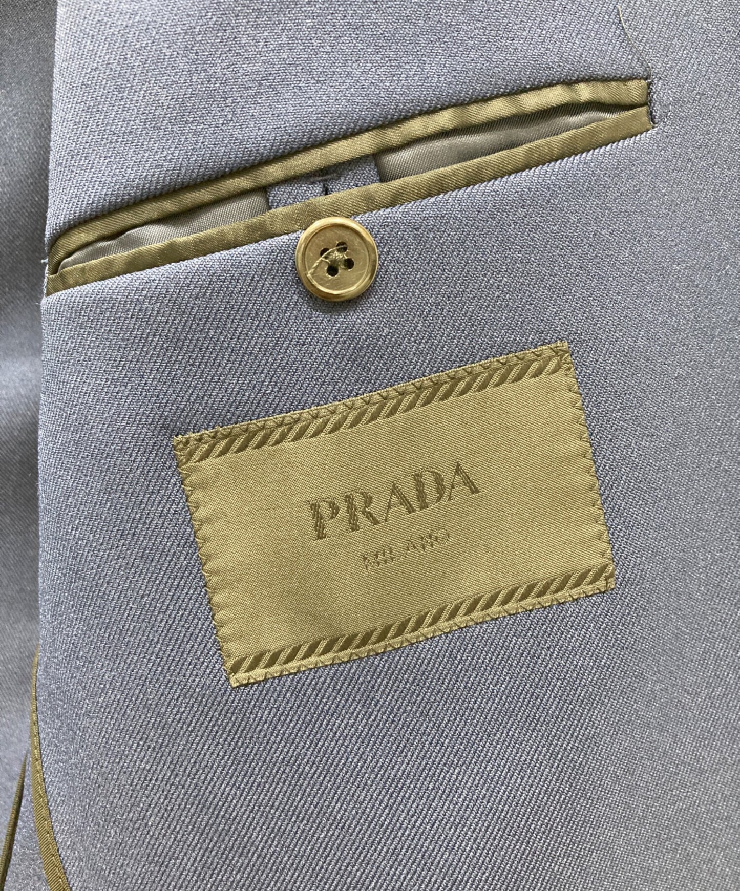 [Pre-owned] PRADA Logo Patch 2B Single Jacket UGF003