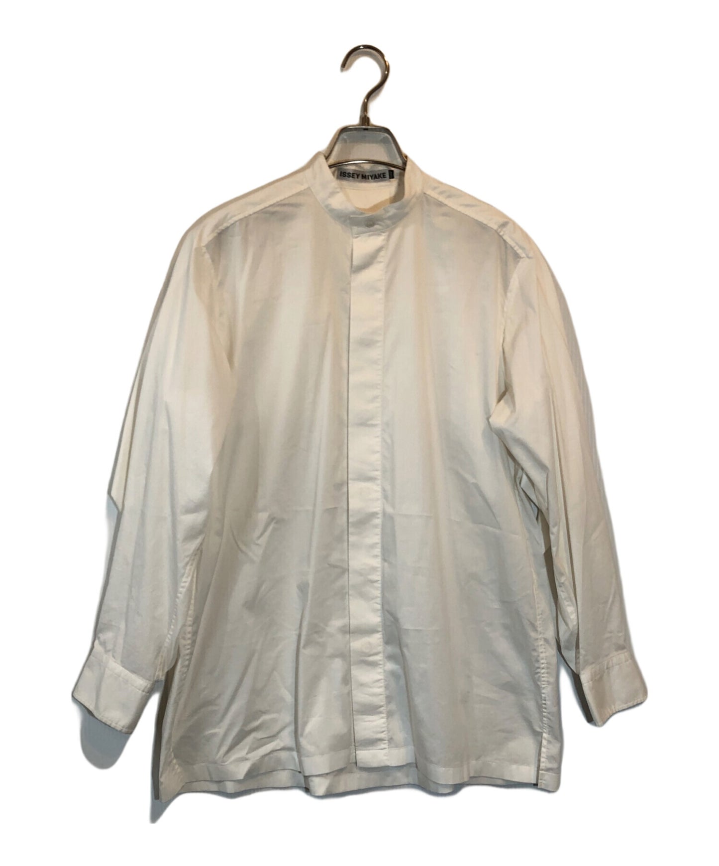[Pre-owned] ISSEY MIYAKE band-collar shirt IM38FJ040