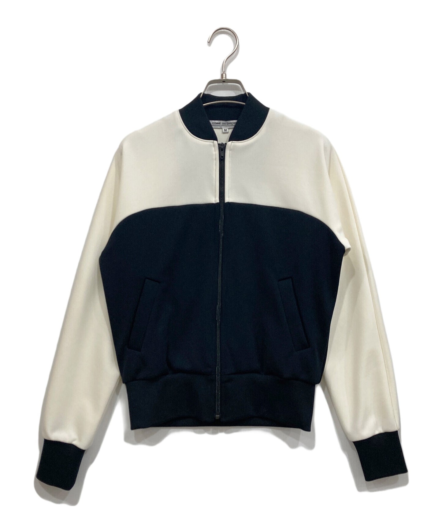 [Pre-owned] COMME des GARCONS bi-color track jersey OX-T021