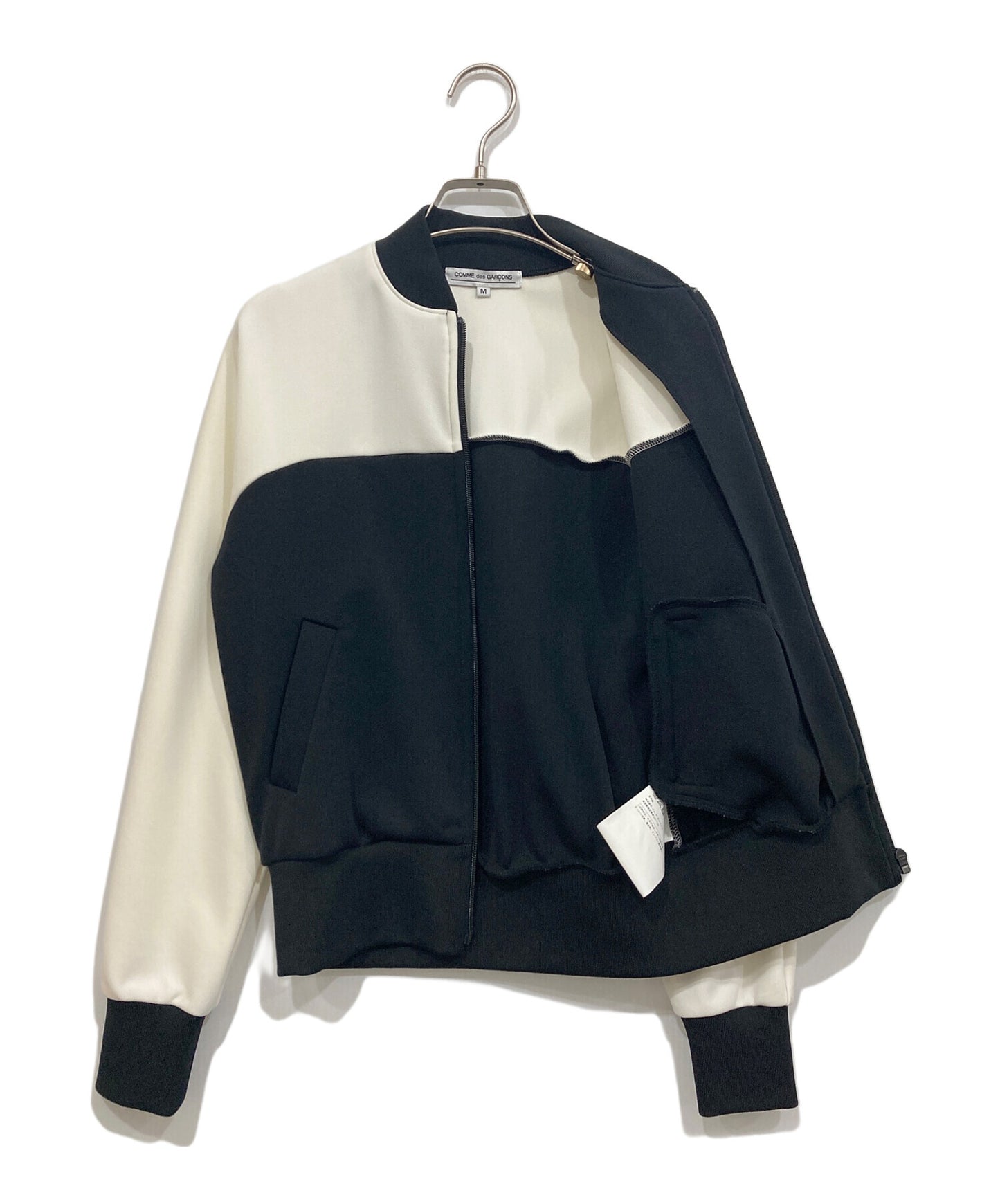 [Pre-owned] COMME des GARCONS bi-color track jersey OX-T021