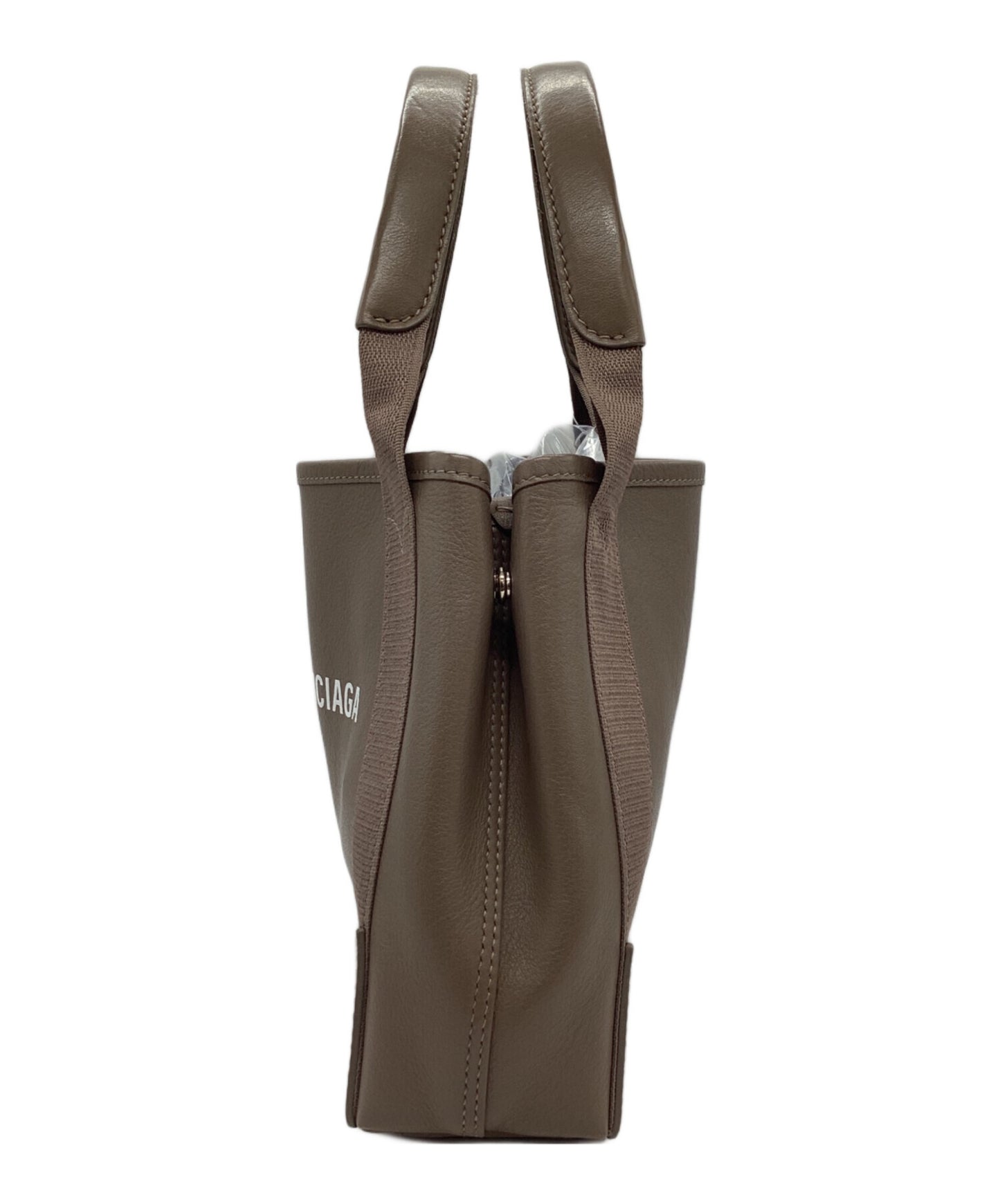 [Pre-owned] BALENCIAGA NAVY CABAS Navy Cabas 2WAY Tote Bag XS 390346