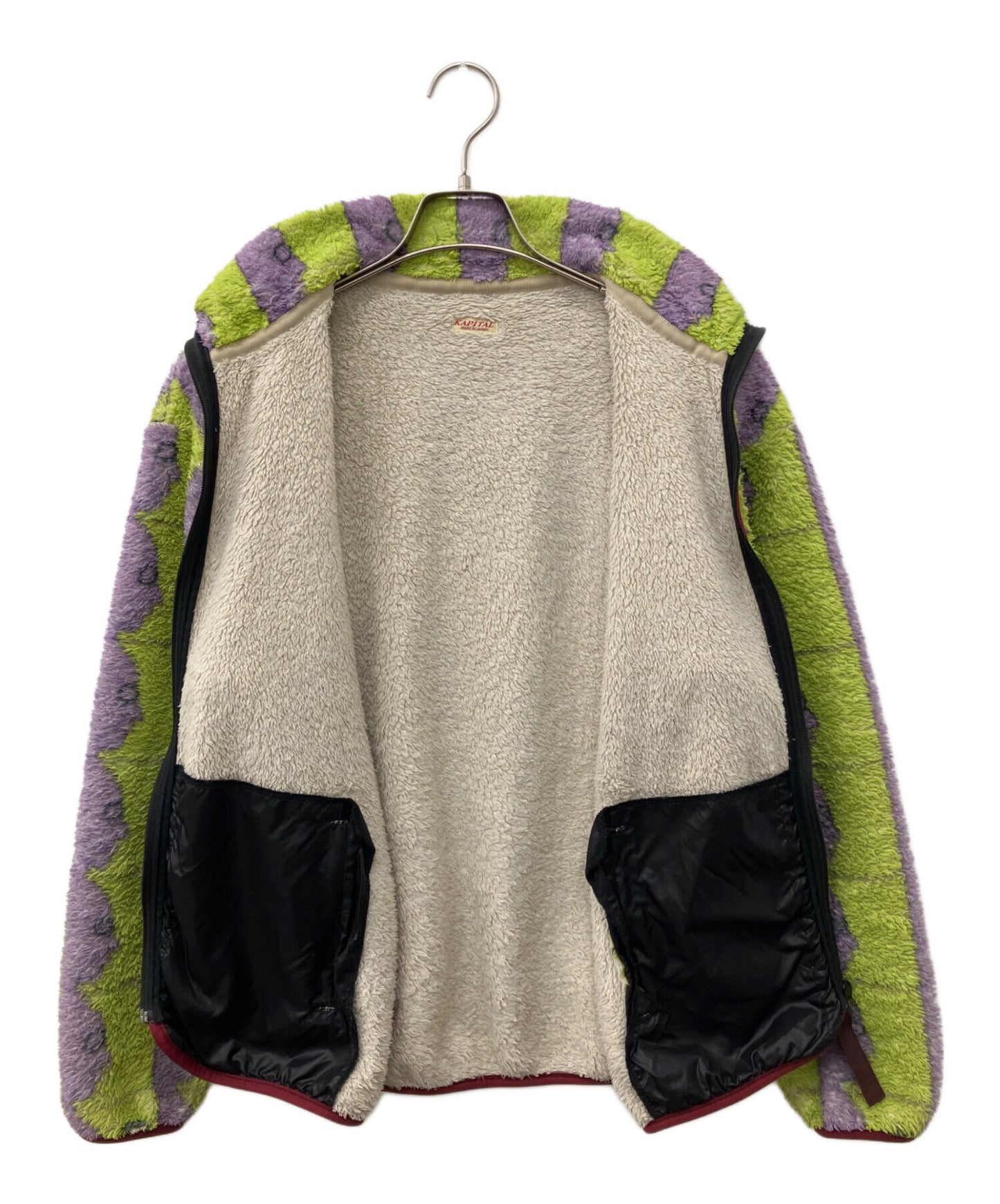 [Pre-owned] KAPITAL Bamboo Guttman Fleece Zip K2012LC826