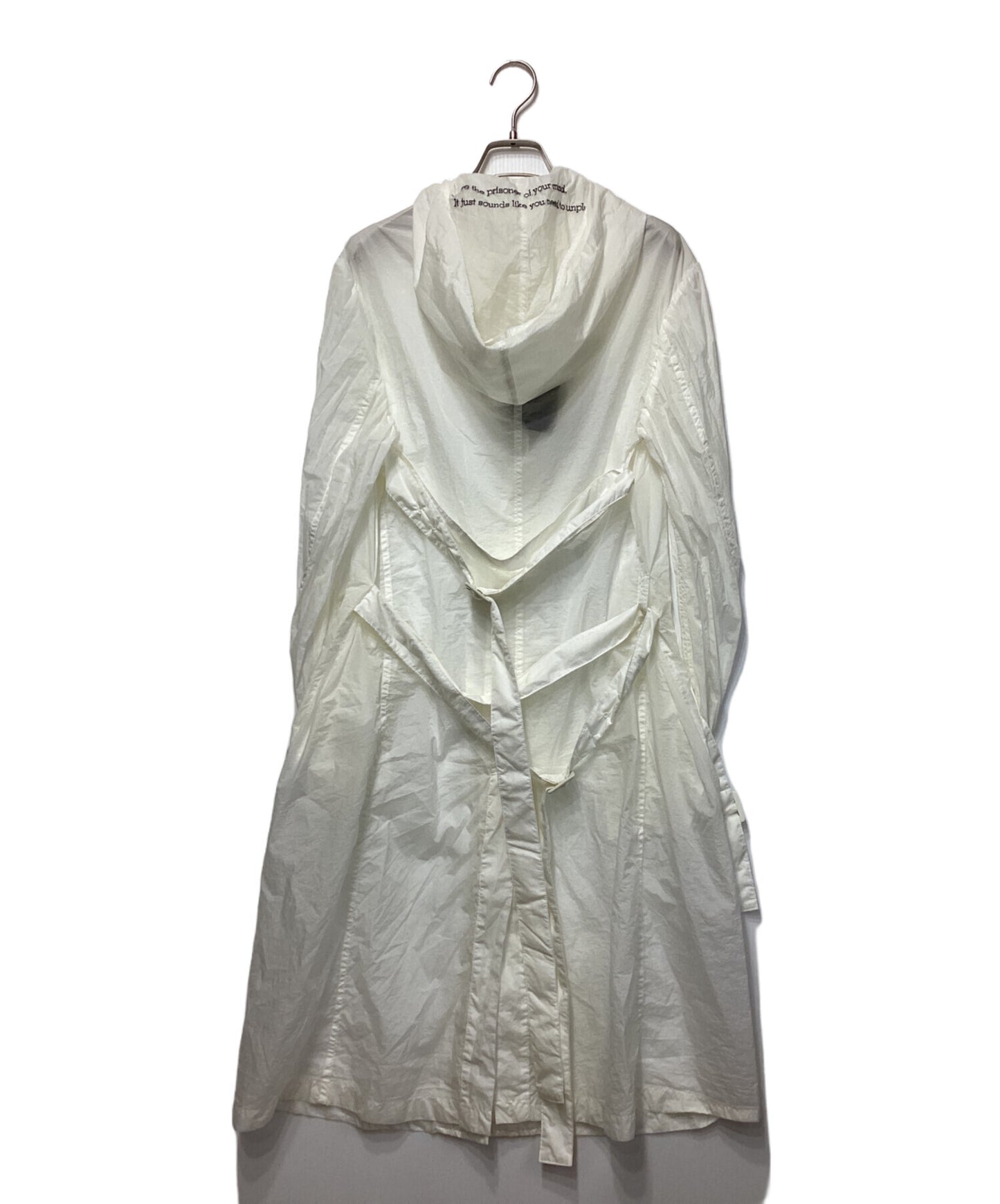 [Pre-owned] LIMI feu see-through beltcoat LG-C01-600