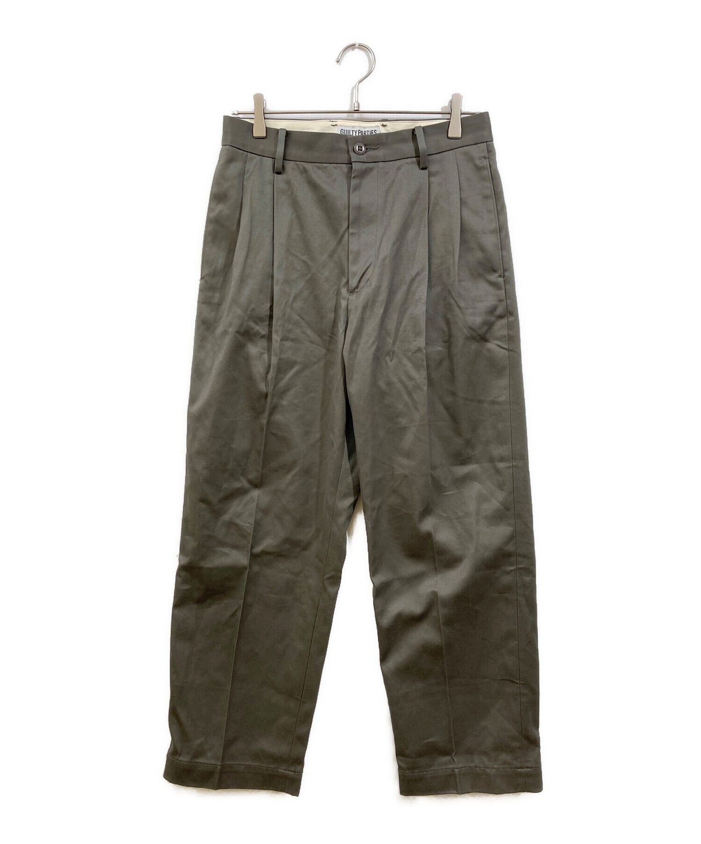 [Pre-owned] WACKO MARIA DOUBLE PLEATED CHINO TROUSERS