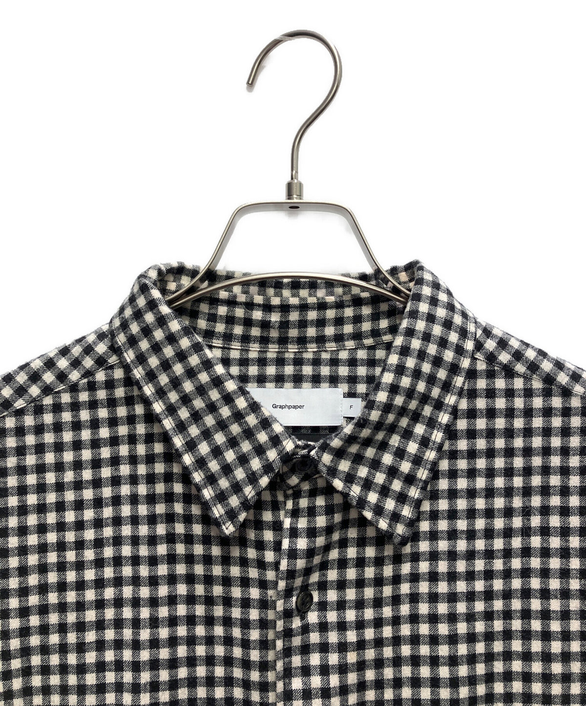 [Pre-owned] Graphpaper Marzotto Gingham Oversized Shirt GM194-50507