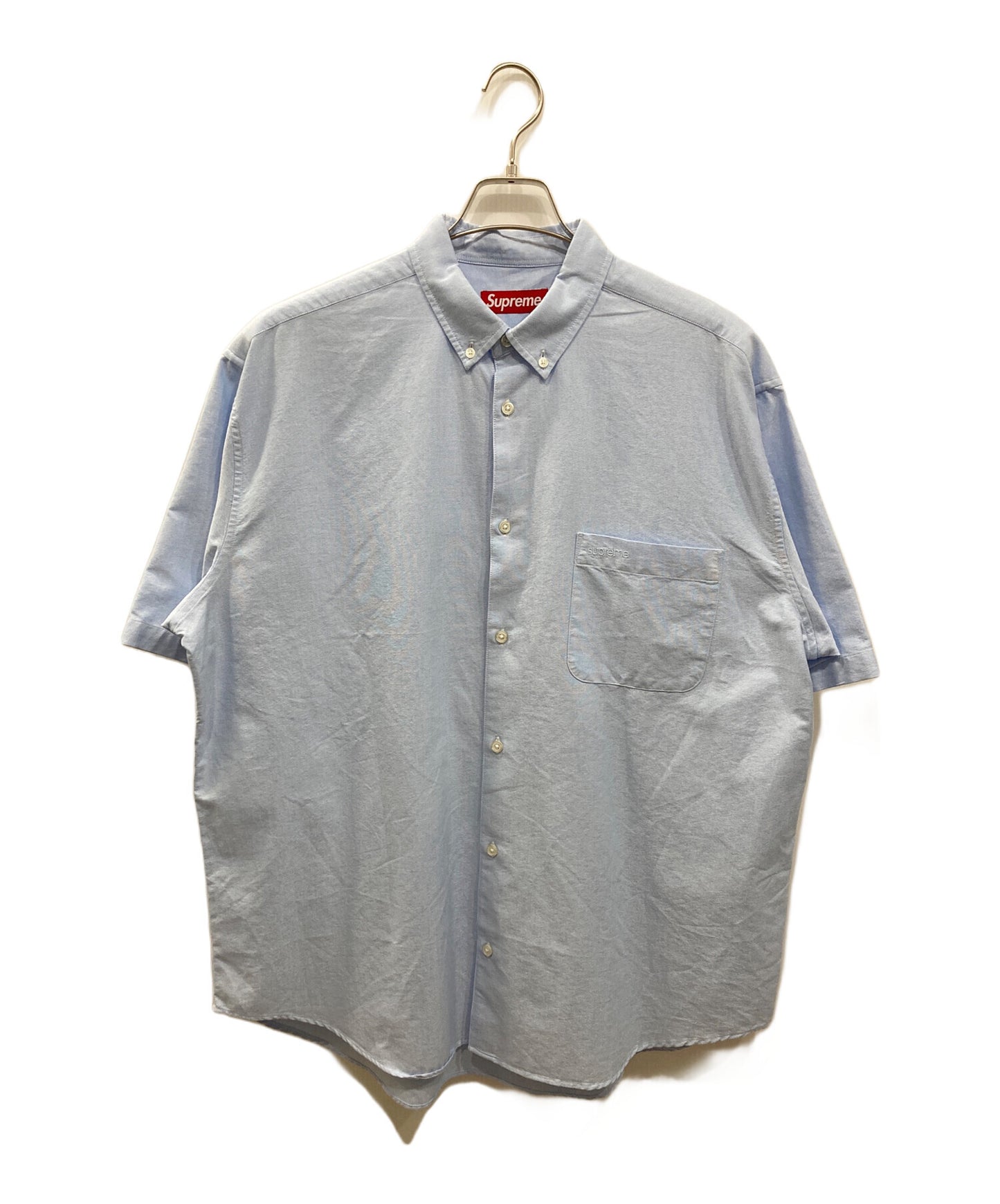 [Pre-owned] SUPREME Loose Fit S/S Oxford Shirt