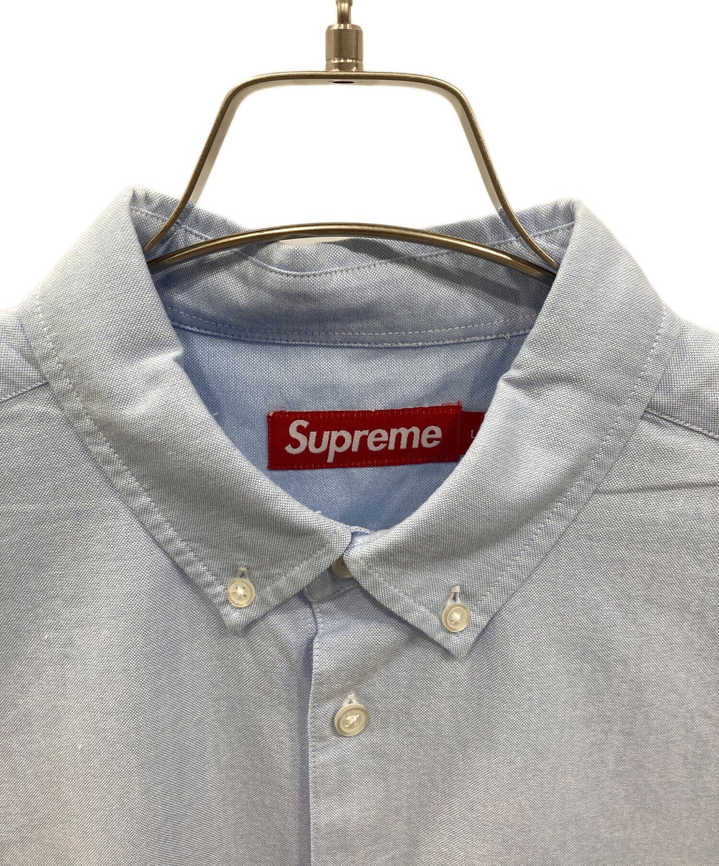 [Pre-owned] SUPREME Loose Fit S/S Oxford Shirt