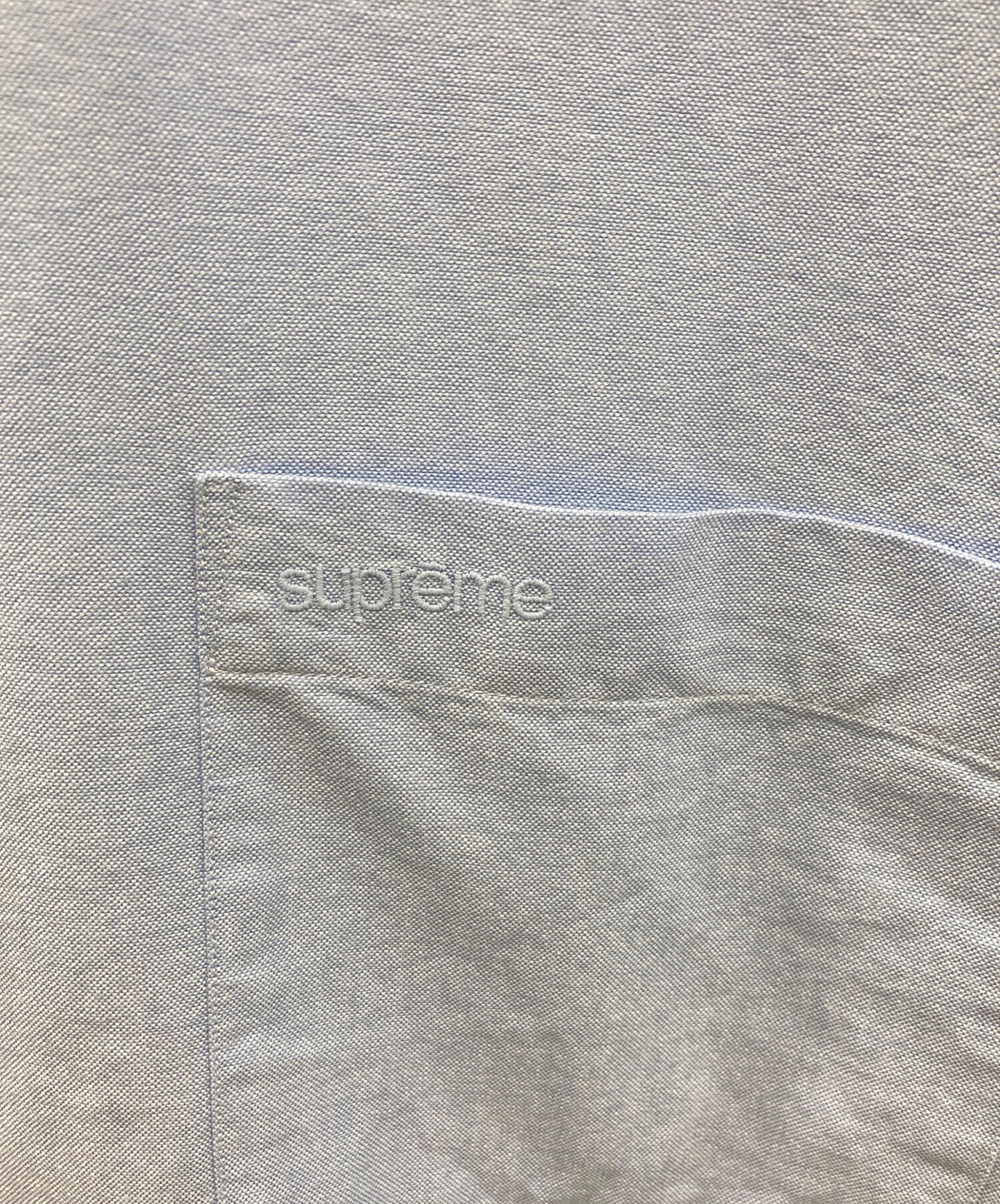 [Pre-owned] SUPREME Loose Fit S/S Oxford Shirt