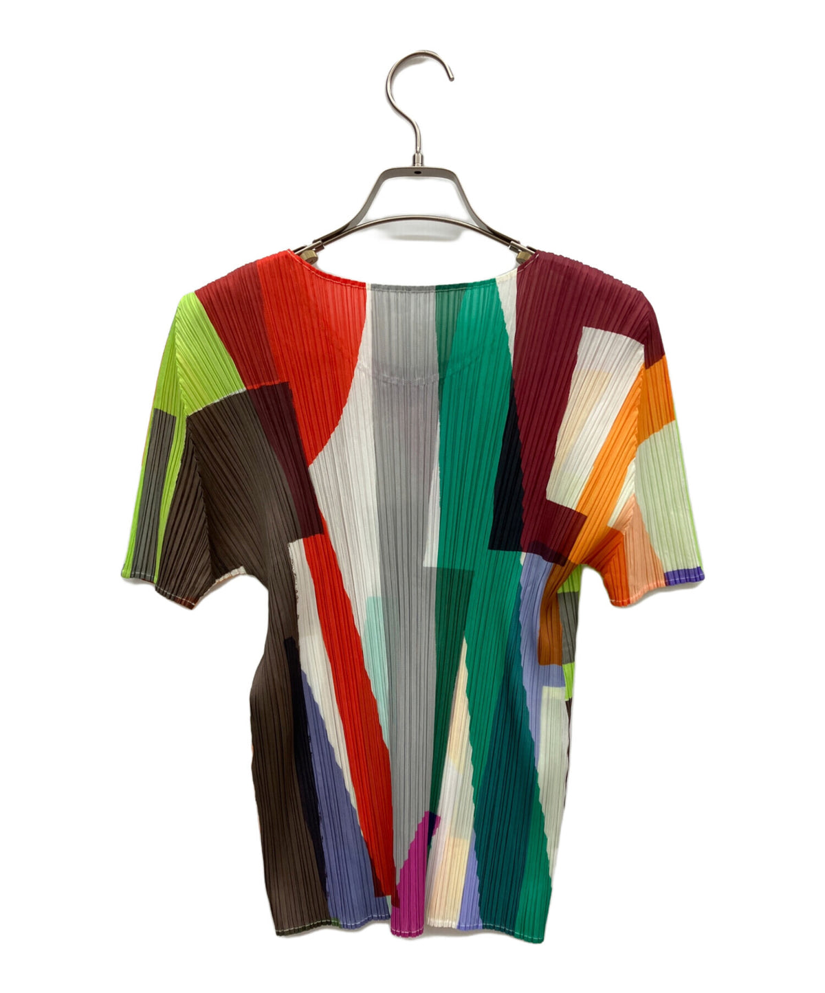 [Pre-owned] PLEATS PLEASE Pleated Short-Sleeve T-Shirt PP31JK711