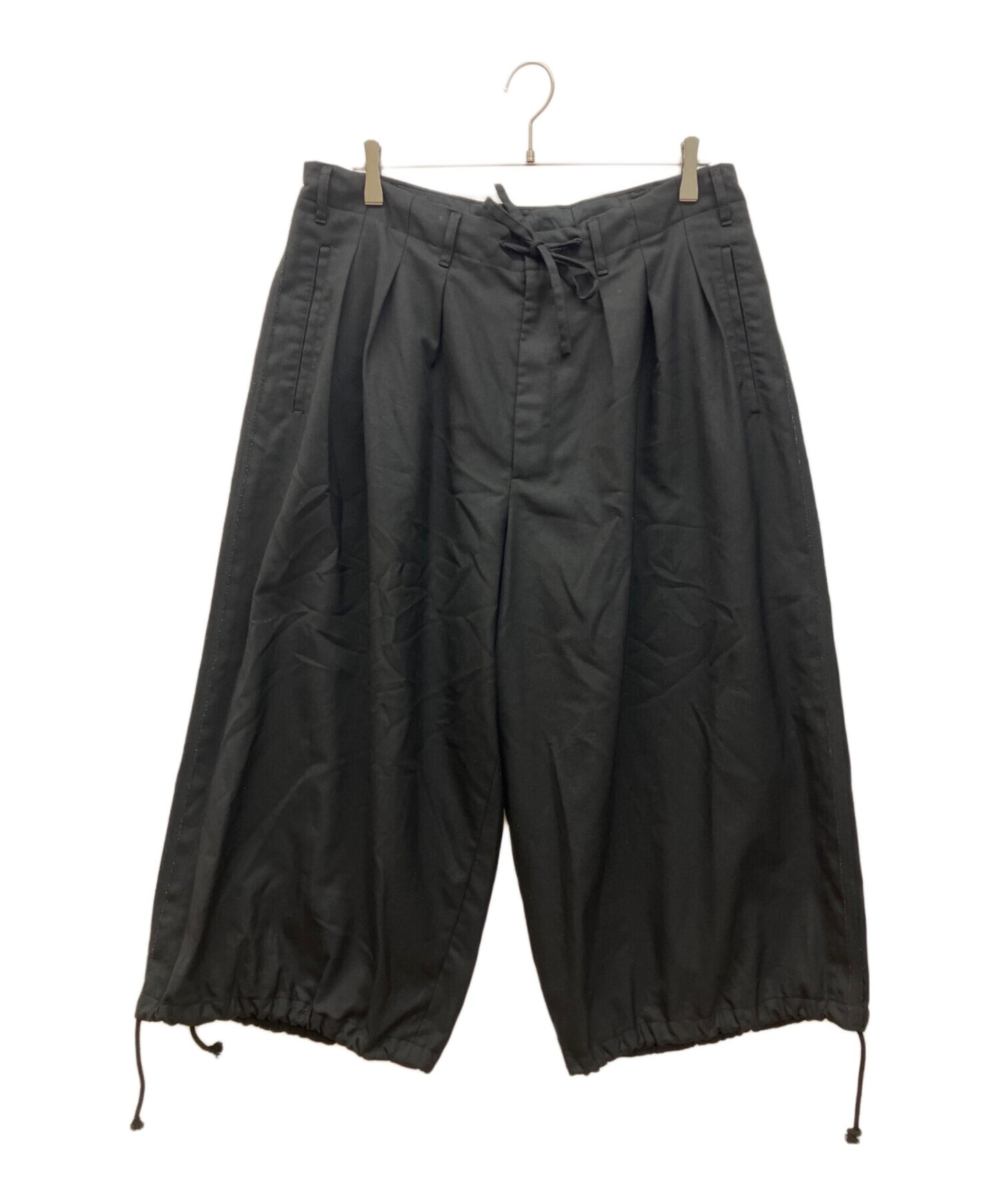 [Pre-owned] GROUND Y WOOL POLYESTER GABARDINE BALLOON PANTS GA-P04-100