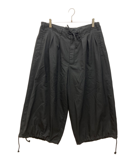 [Pre-owned] GROUND Y WOOL POLYESTER GABARDINE BALLOON PANTS GA-P04-100