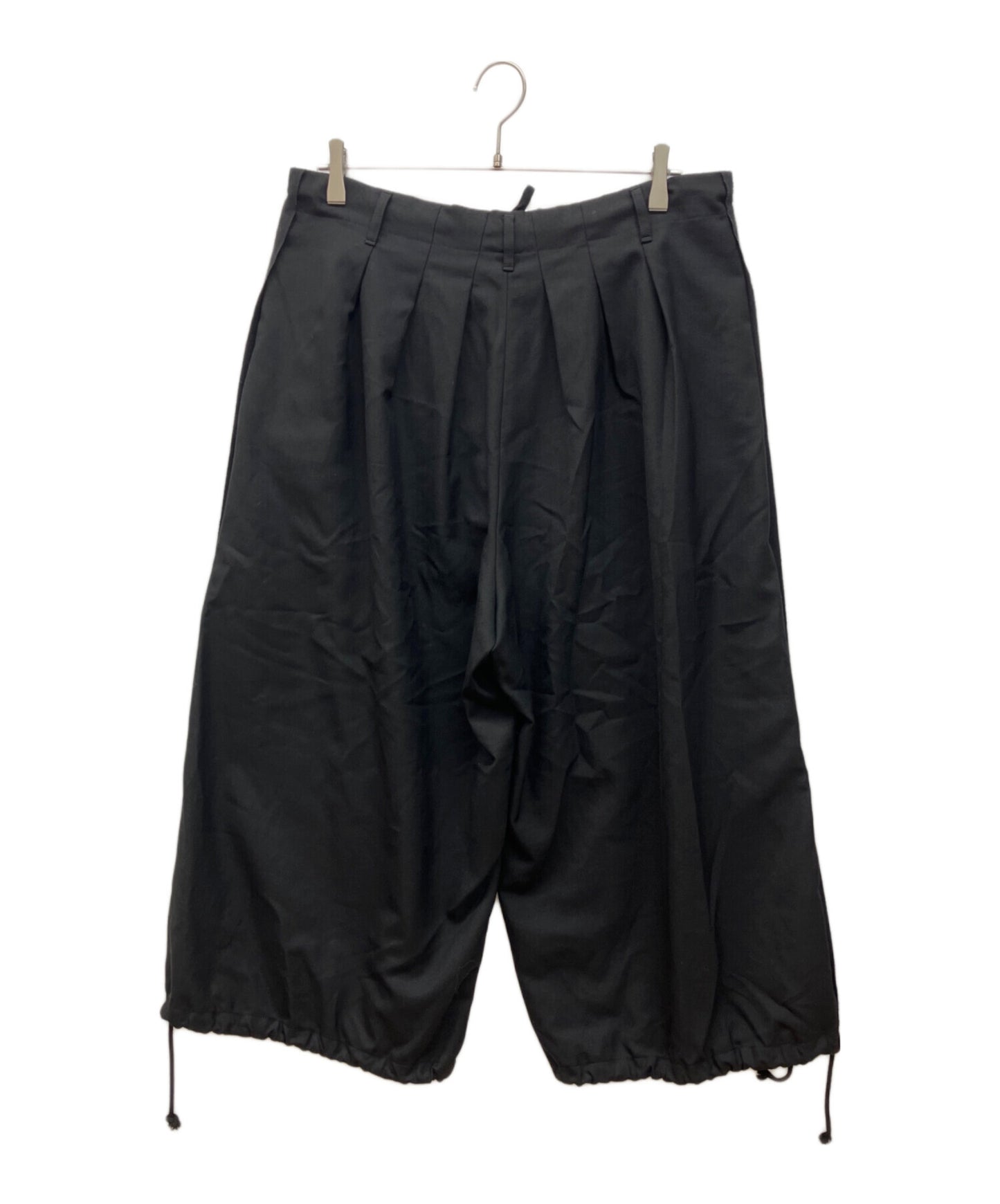 [Pre-owned] GROUND Y WOOL POLYESTER GABARDINE BALLOON PANTS GA-P04-100