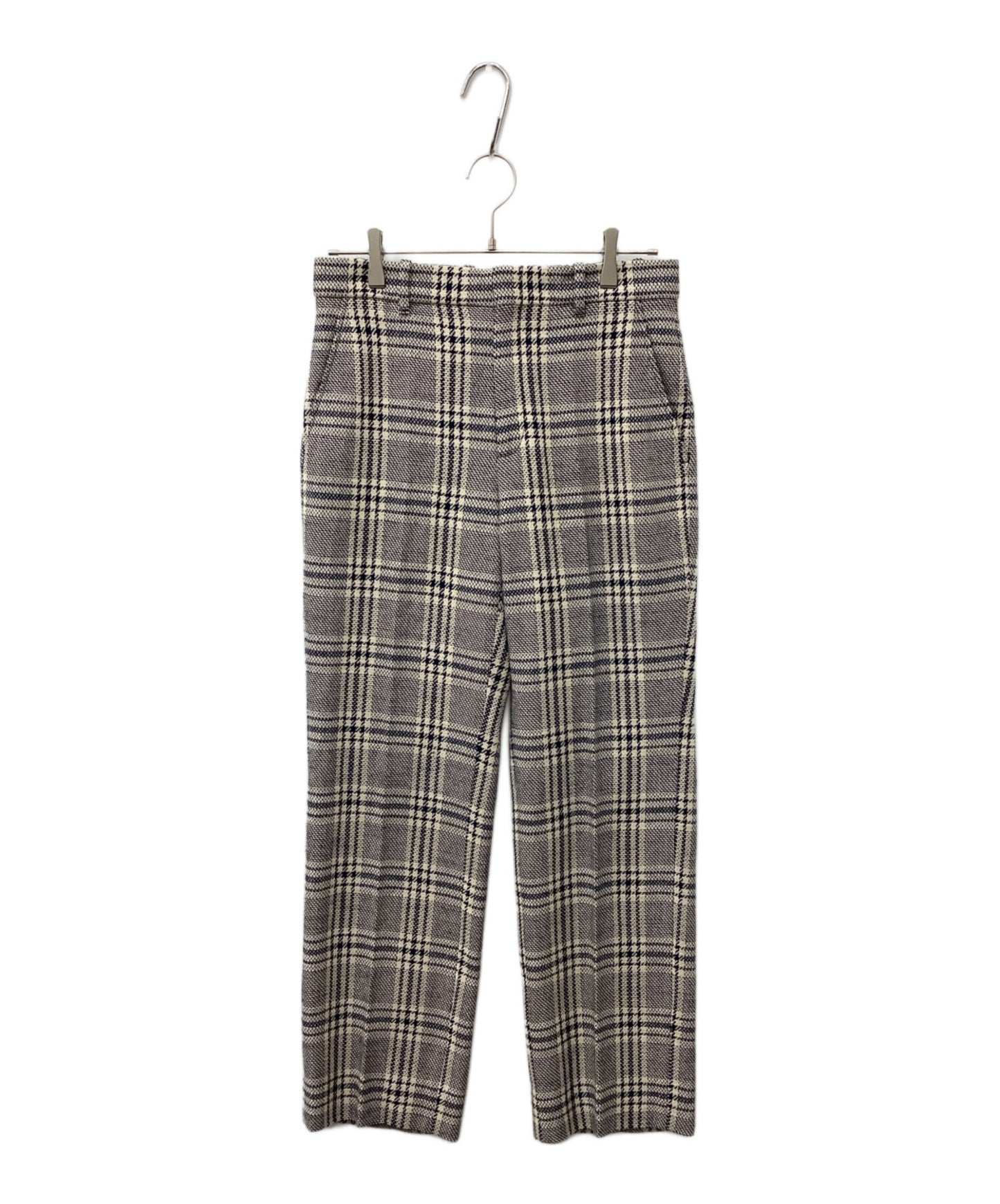 [Pre-owned] GUCCI check pants 595172 ZAC6B