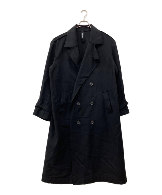 [Pre-owned] GROUND Y Oversized Melton Trench Coat GJ-C02-102