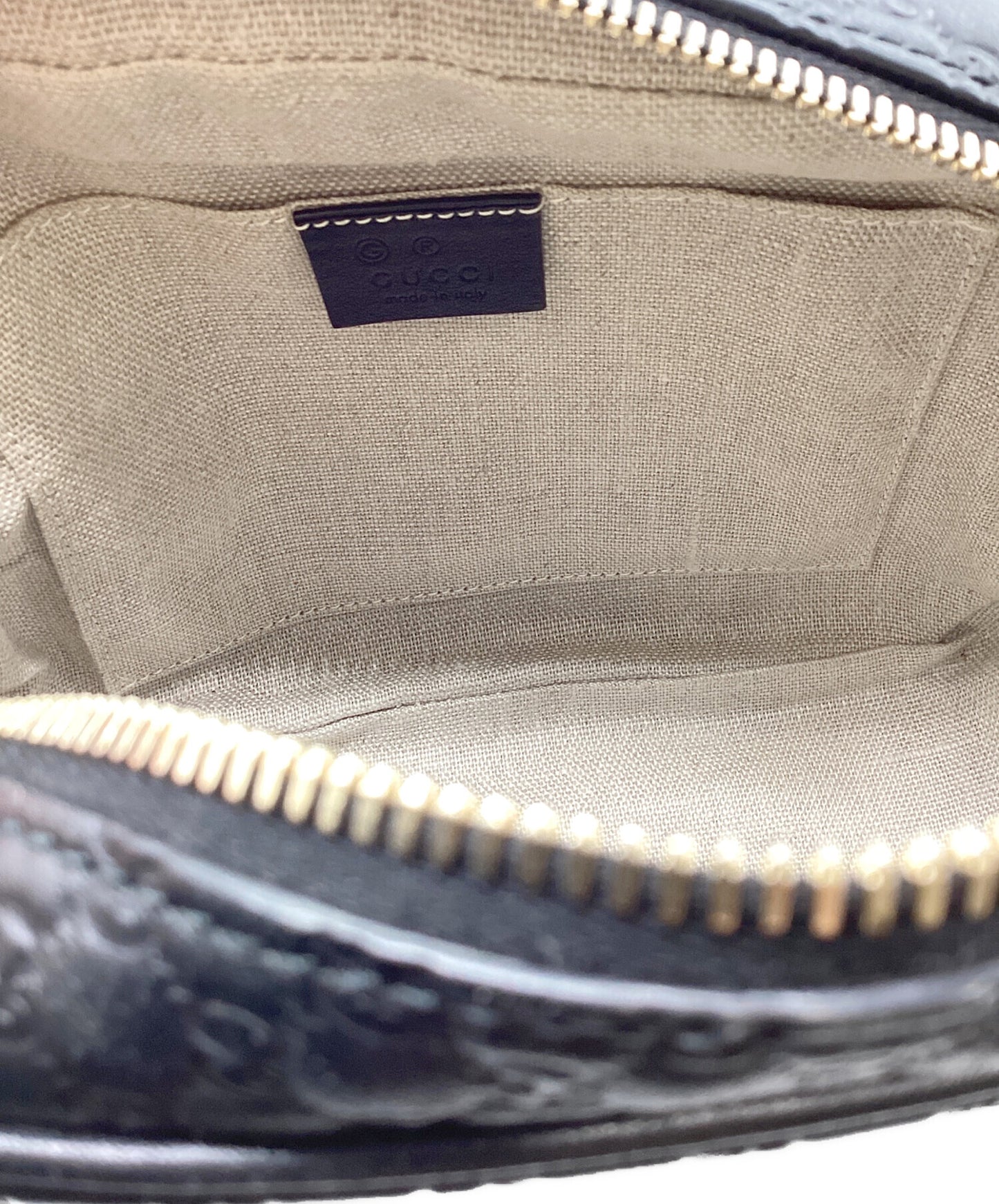 [Pre-owned] GUCCI Micro Guccissima Shoulder Bag 449413