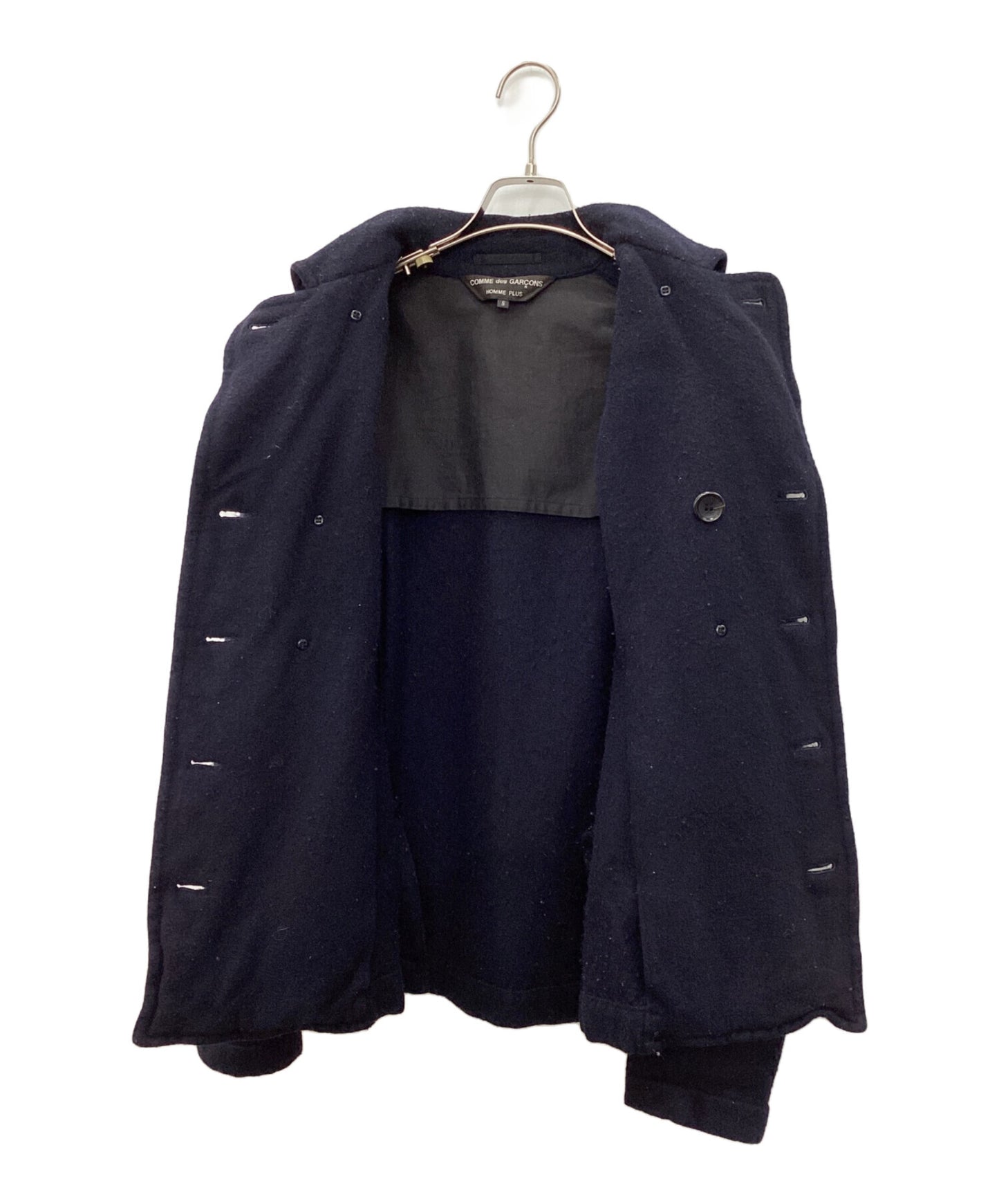 [Pre-owned] COMME des GARCONS HOMME PLUS Wool Shrinkable P Coat AD2008 PB-C013
