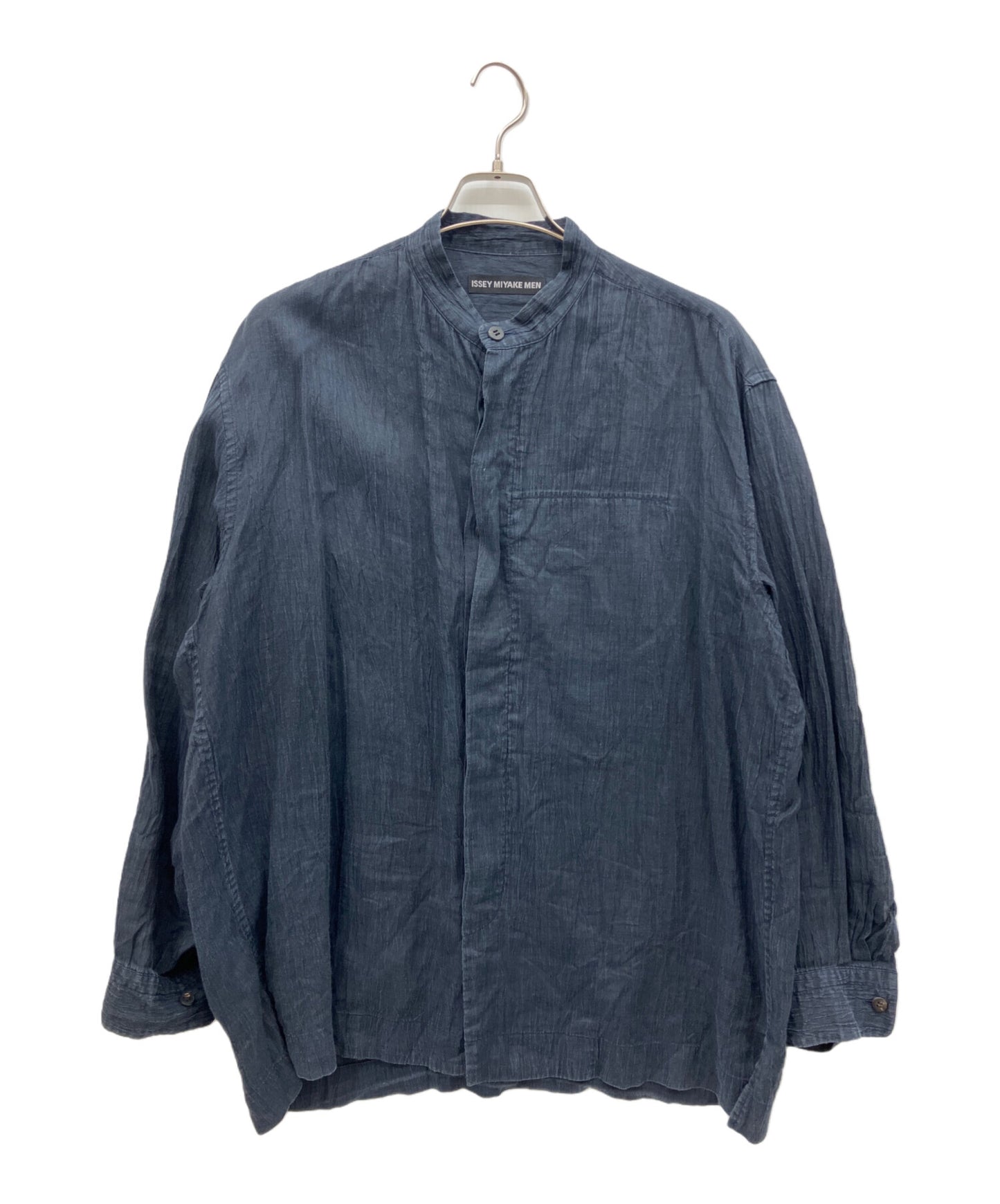 [Pre-owned] ISSEY MIYAKE MEN band-collar shirt ME01FJ217