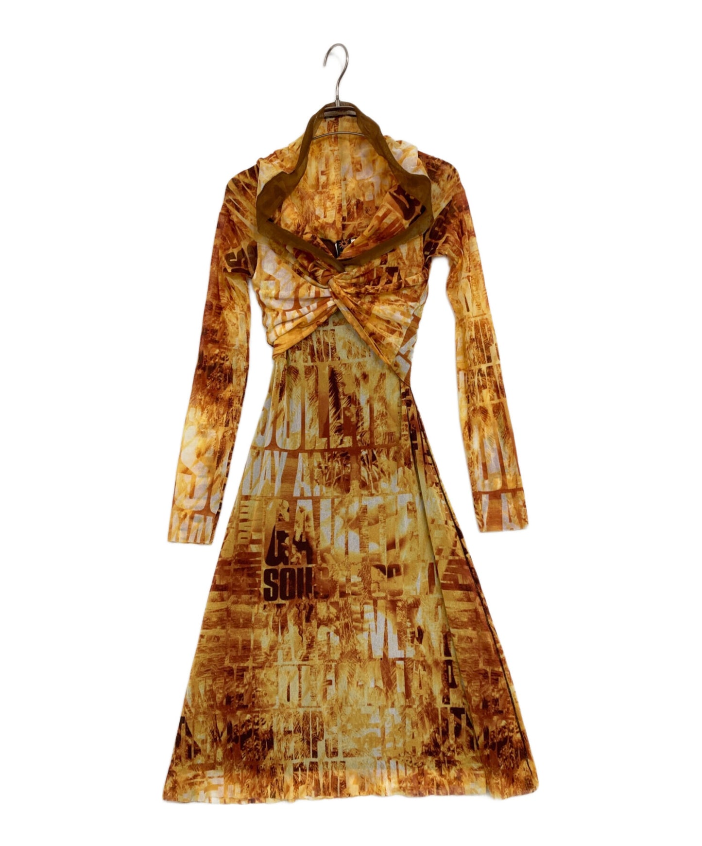 [Pre-owned] Jean Paul GAULTIER SOLEIL Power Net Printed Dress