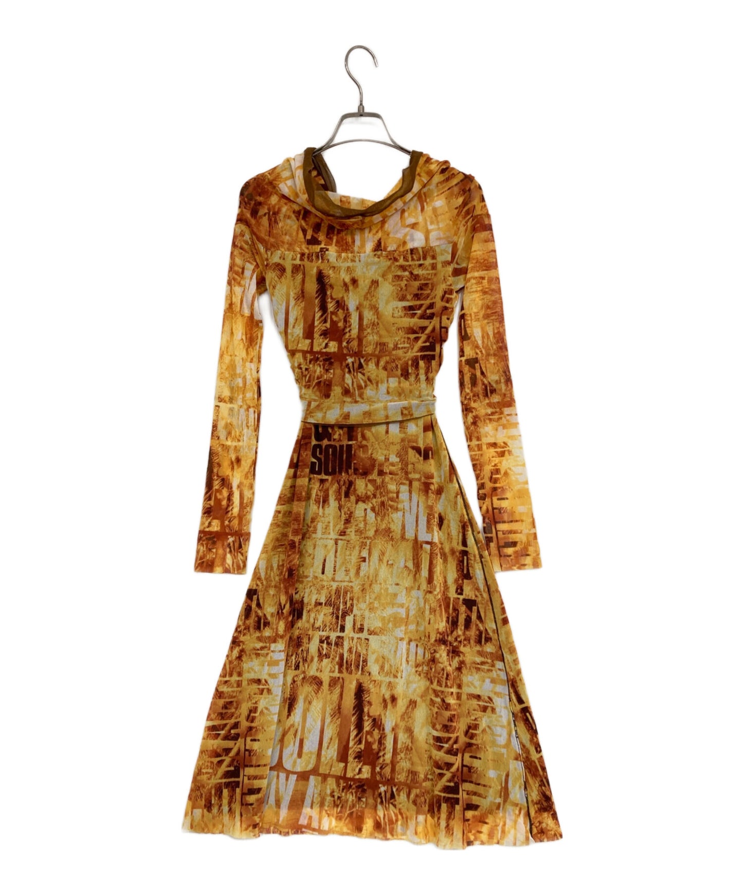 [Pre-owned] Jean Paul GAULTIER SOLEIL Power Net Printed Dress