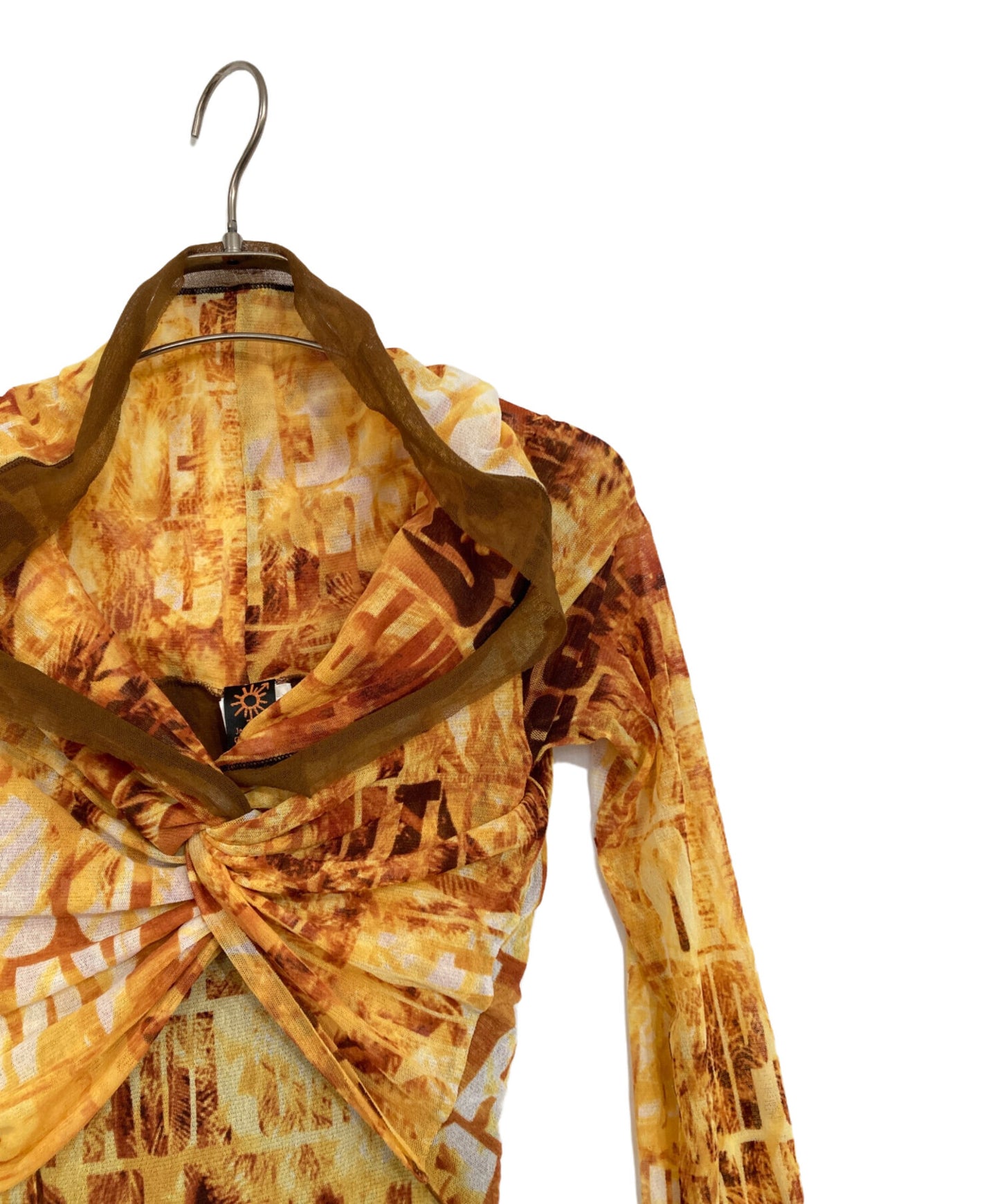 [Pre-owned] Jean Paul GAULTIER SOLEIL Power Net Printed Dress