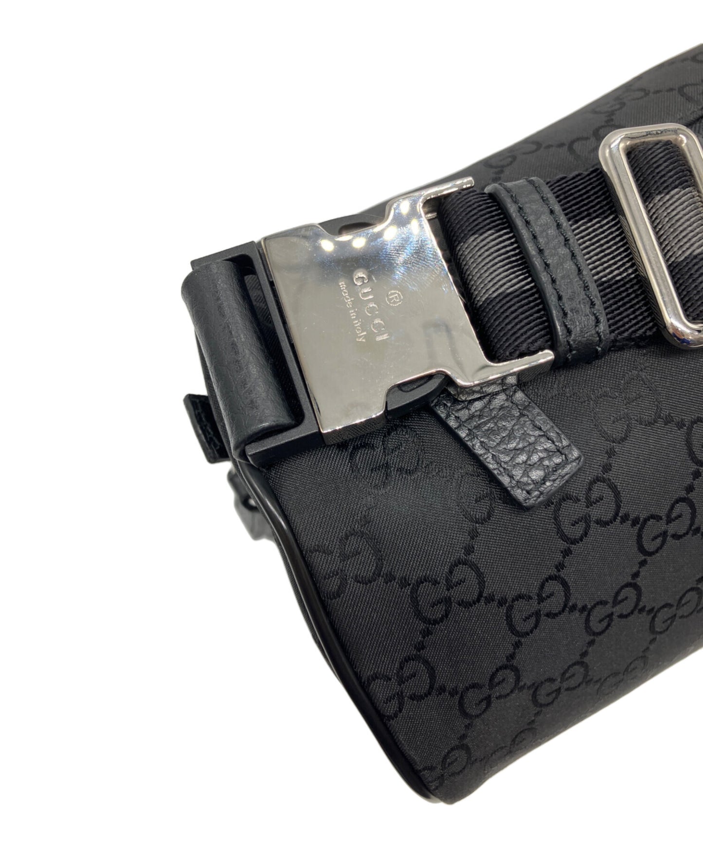 [Pre-owned] GUCCI GG Nylon 2-Way Bag - Fanny Pack 449182