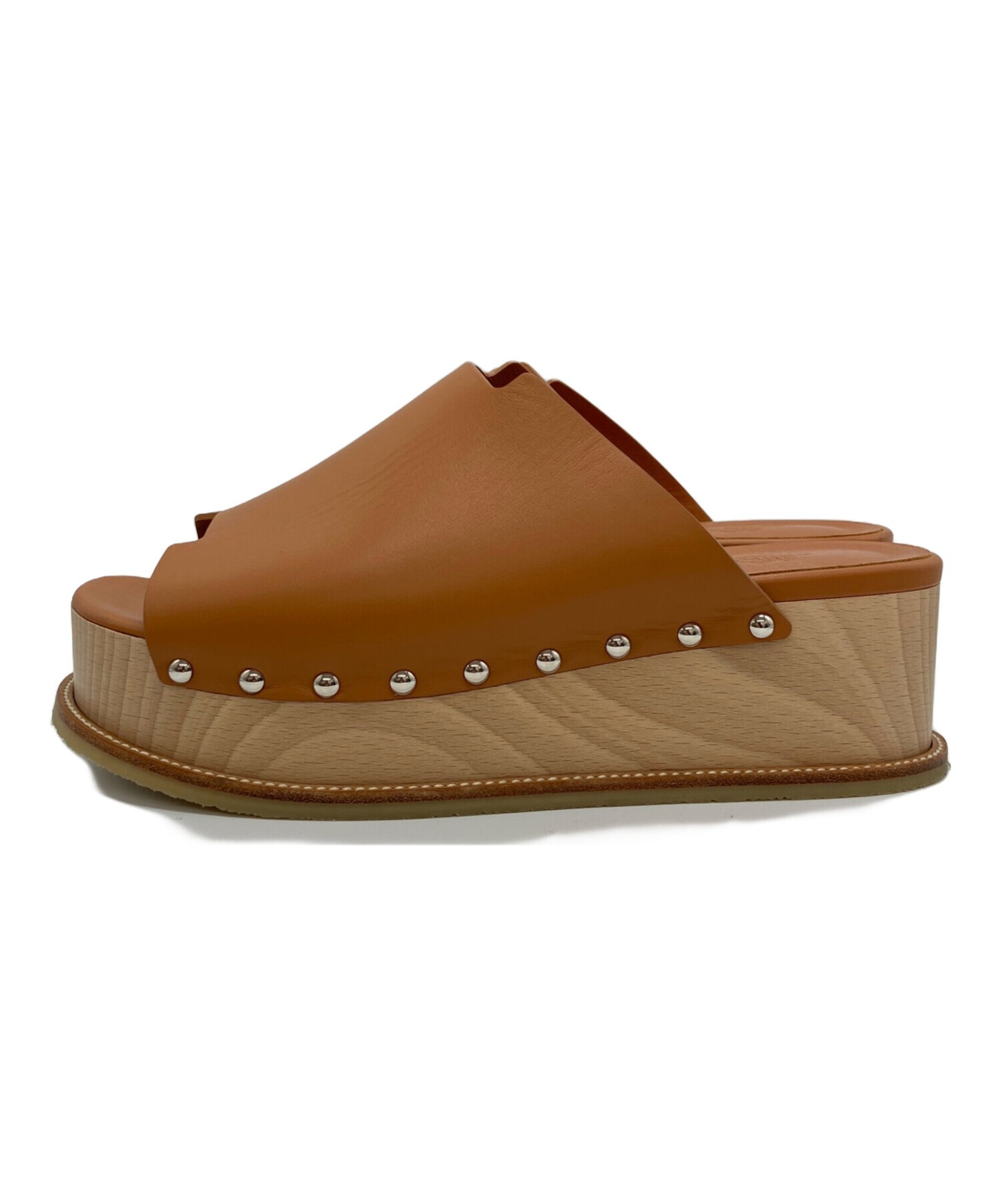 [Pre-owned] HERMES Wedge sole sandals Ellipse CL221045Z 2110