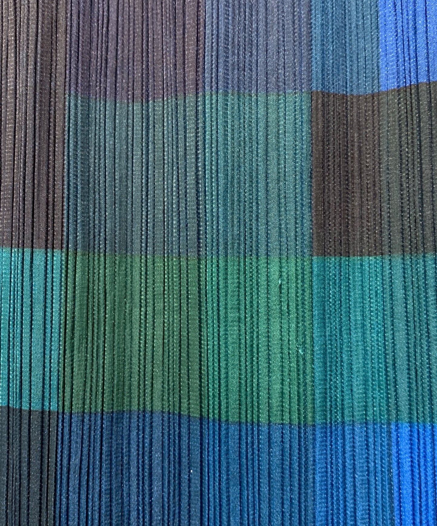 [Pre-owned] PLEATS PLEASE Colorful Gradation Mosaic/Pleated Skirt PP83-JG813