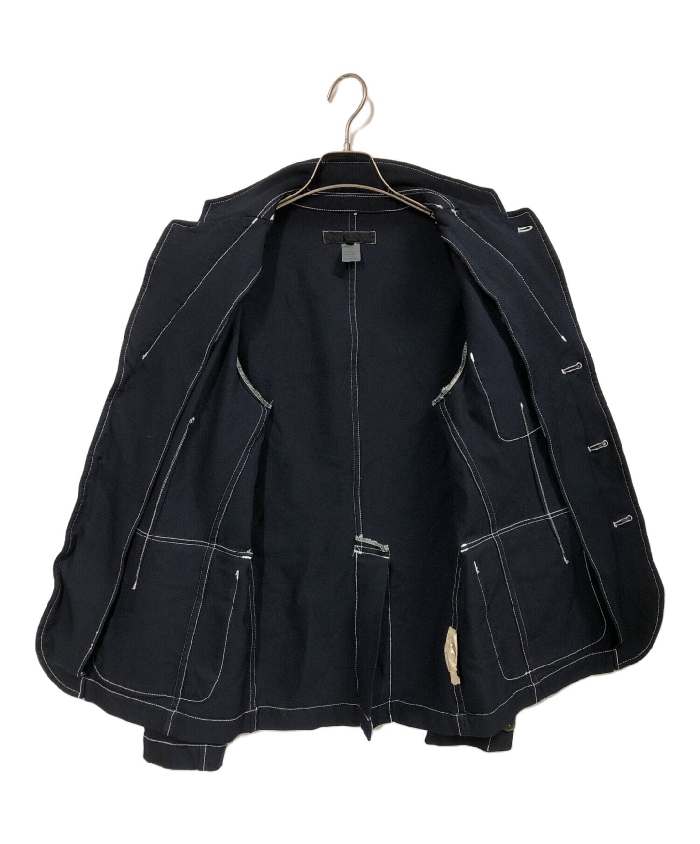 [Pre-owned] COMME des GARCONS SHIRT Polyester Gabardine Plain with Contrasted Workstiches Jacket W24161