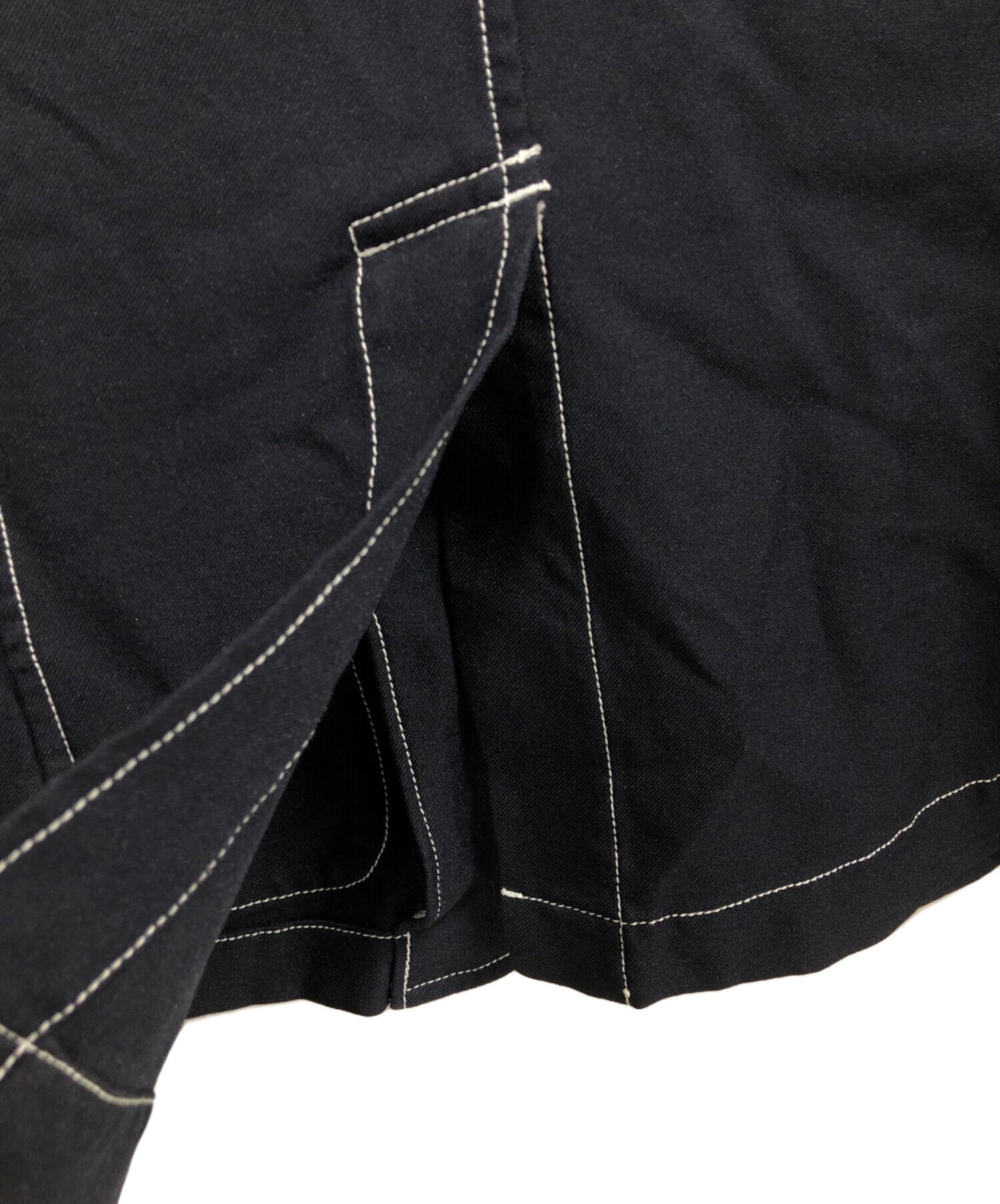 [Pre-owned] COMME des GARCONS SHIRT Polyester Gabardine Plain with Contrasted Workstiches Jacket W24161