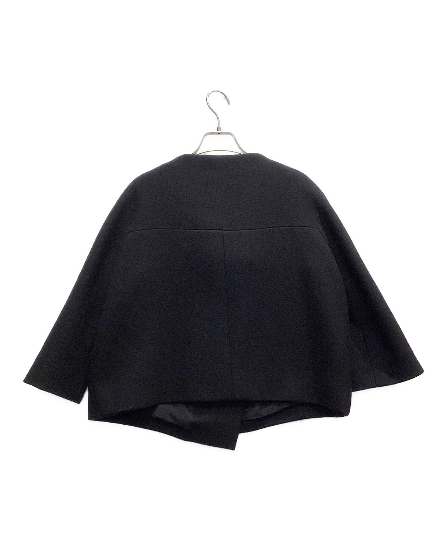 [Pre-owned] BALENCIAGA No Collar Wool Jacket