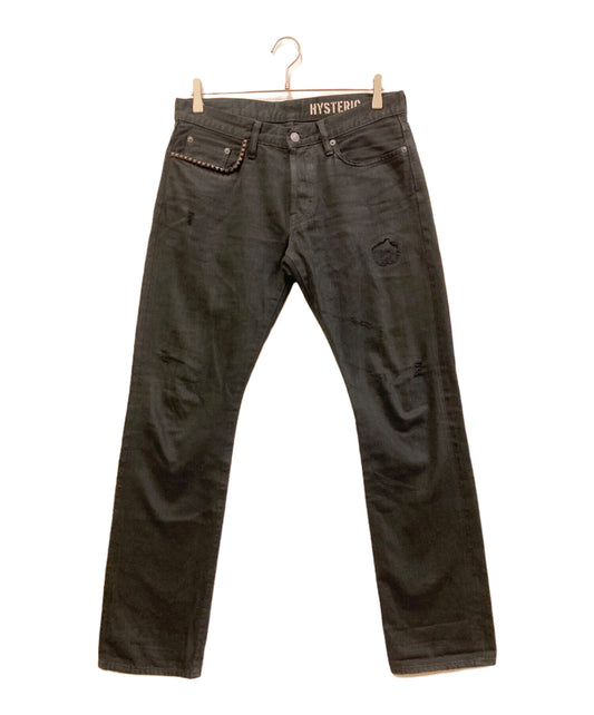 [Pre-owned] Hysteric Glamour Studded selvedge denim pants 0243AP16