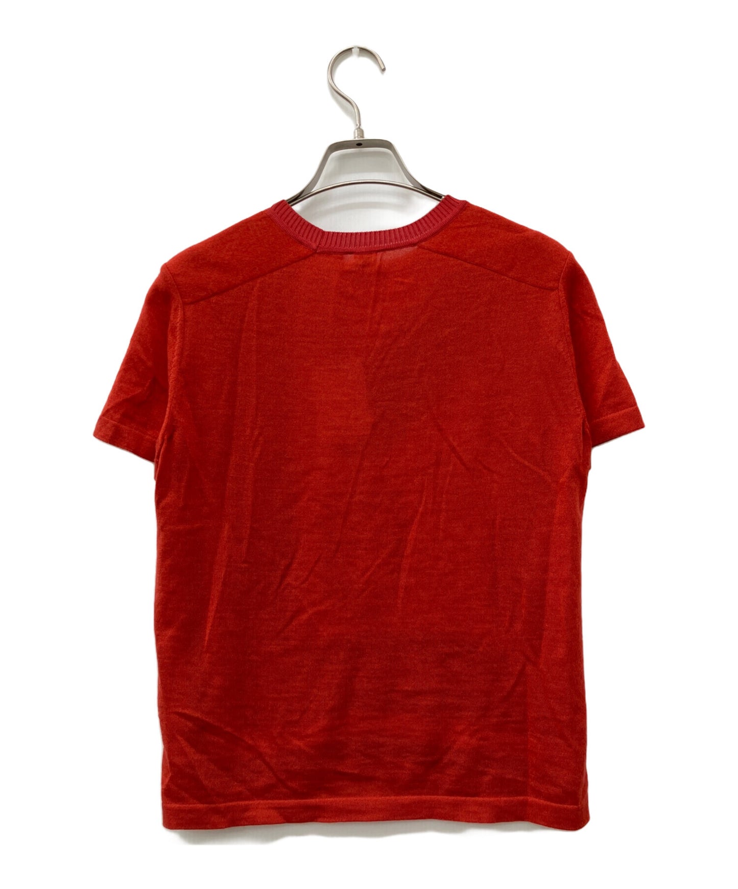 [Pre-owned] HERMES Silk cashmere short-sleeved knit 97-7758