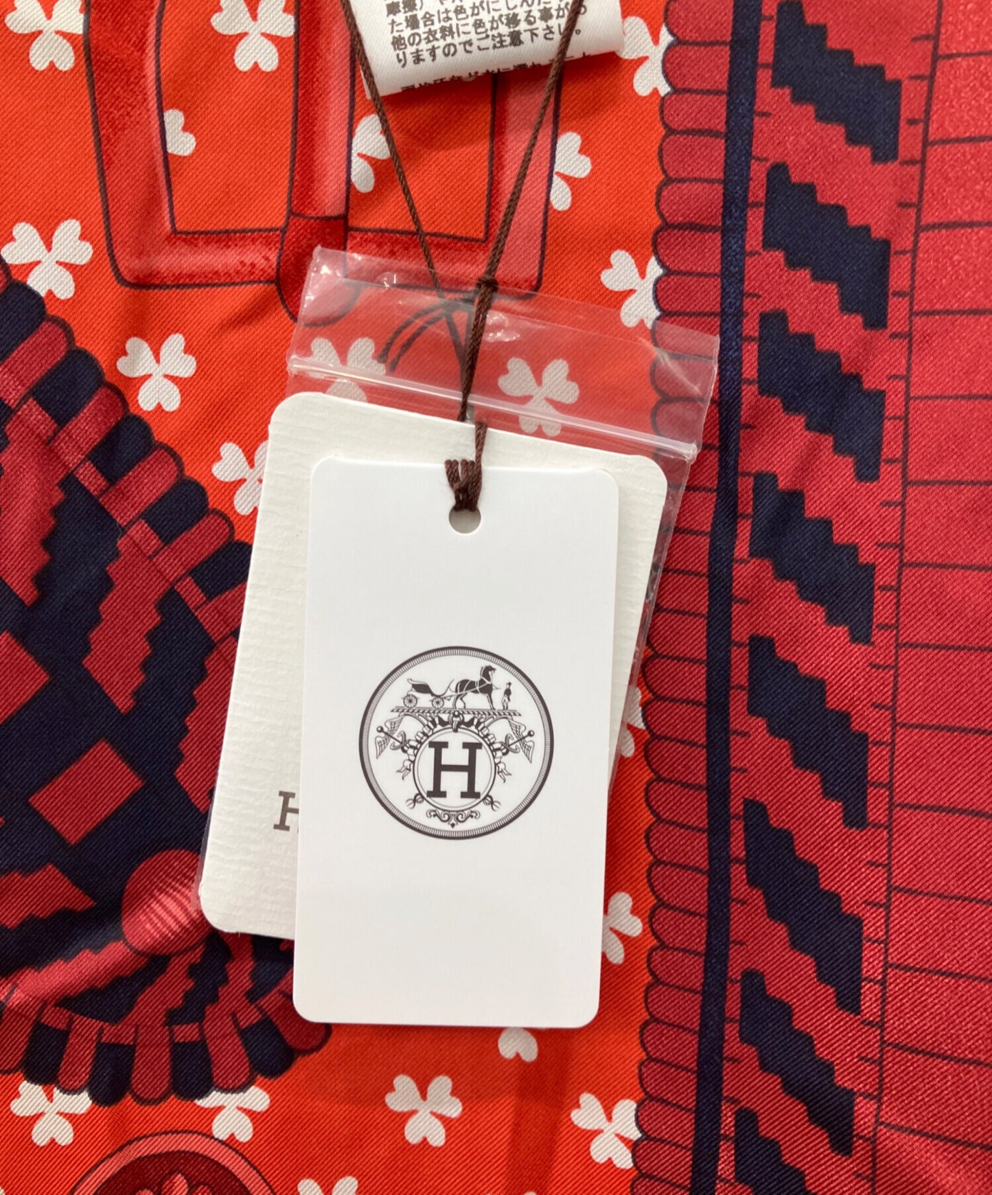 [Pre-owned] HERMES Silk cashmere short-sleeved knit 97-7758