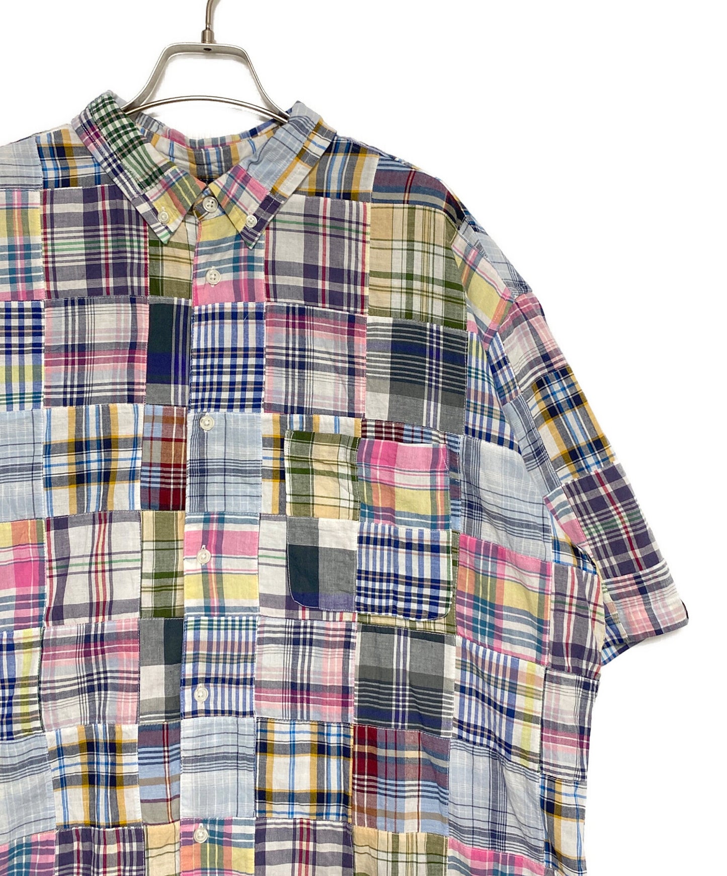[Pre-owned] SUPREME Patchwork S/S Shirt