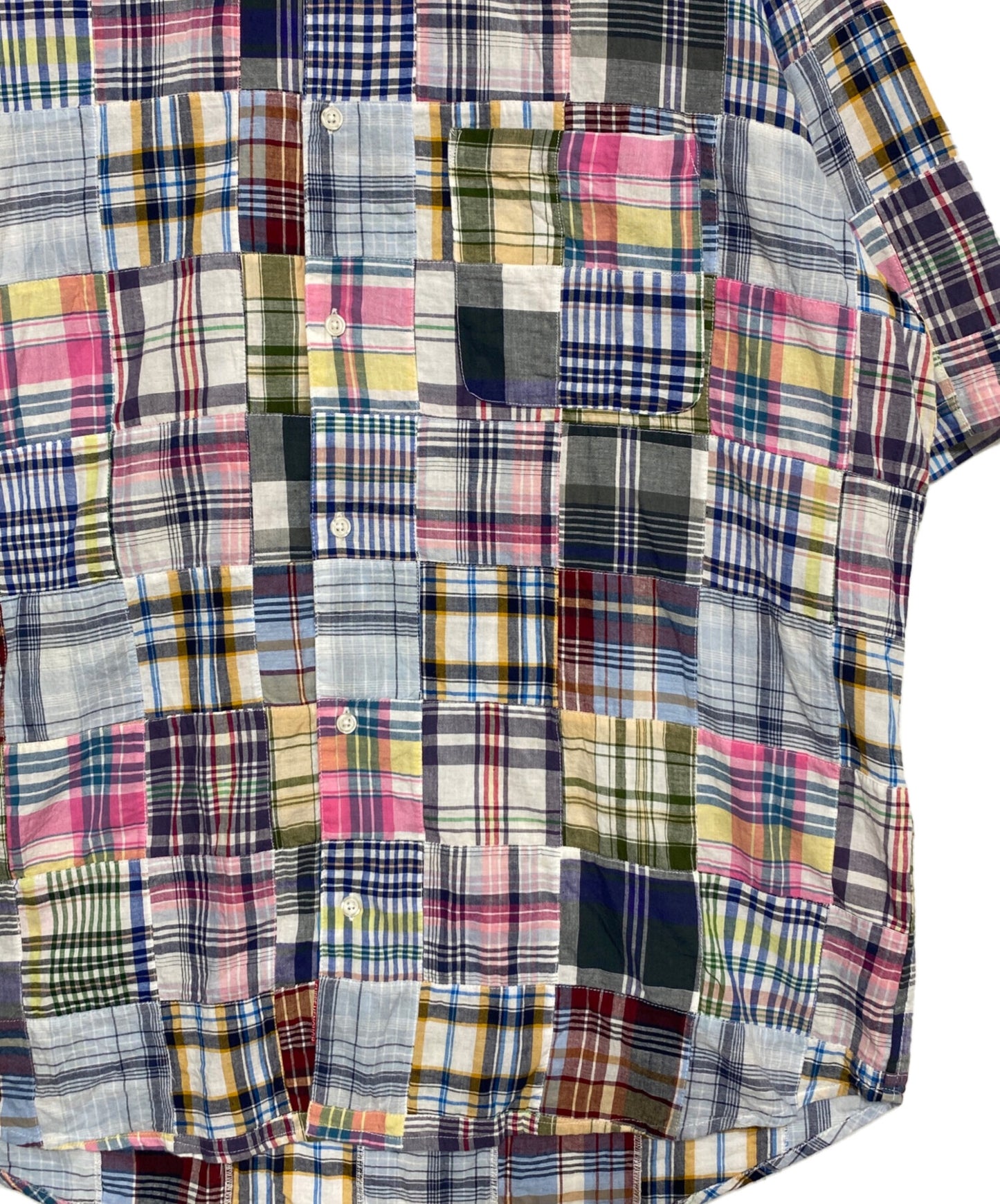 [Pre-owned] SUPREME Patchwork S/S Shirt