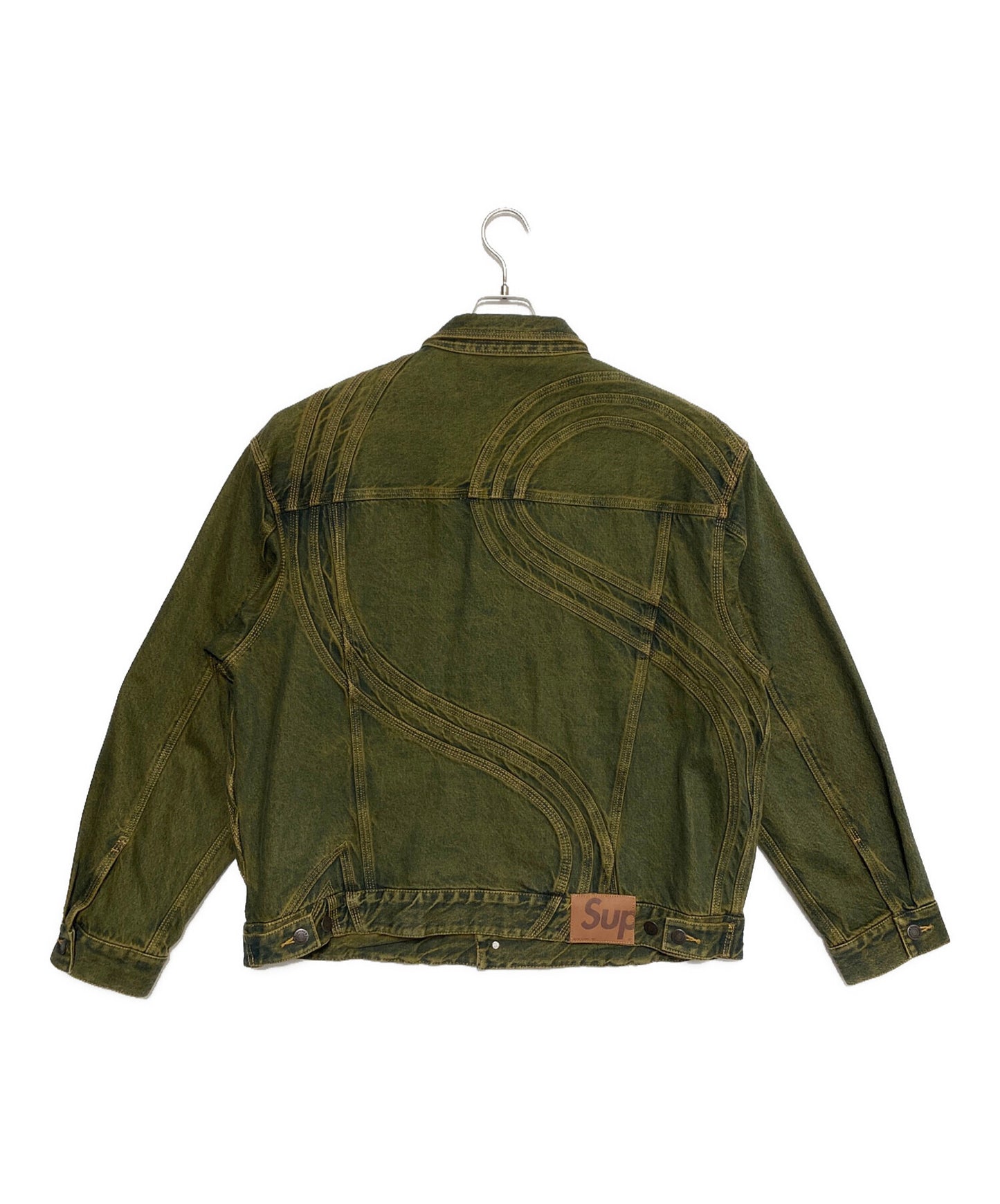 [Pre-owned] SUPREME S Logo Denim Trucker Jacket
