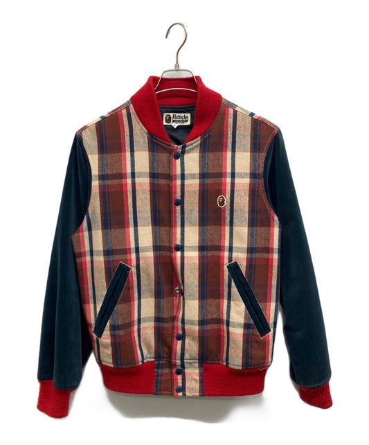 [Pre-owned] A BATHING APE Check Switched Blouson 001lj0801001x