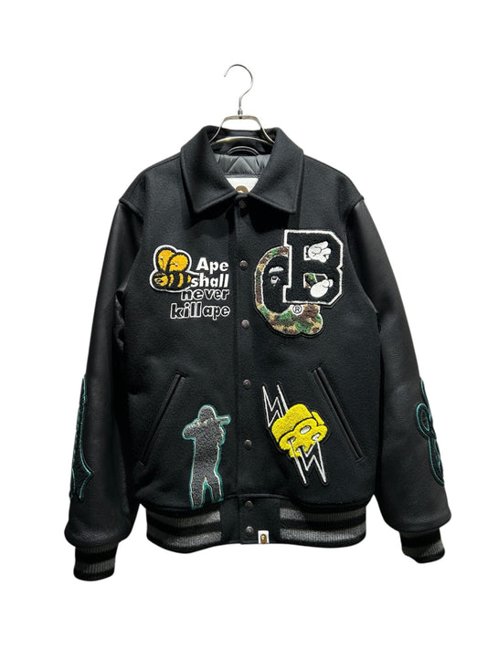 [Pre-owned] A BATHING APE BAPE Varsity Jacket / Varsity Jacket / Patch Jacket / 001HJK301002M 001HJK301002M
