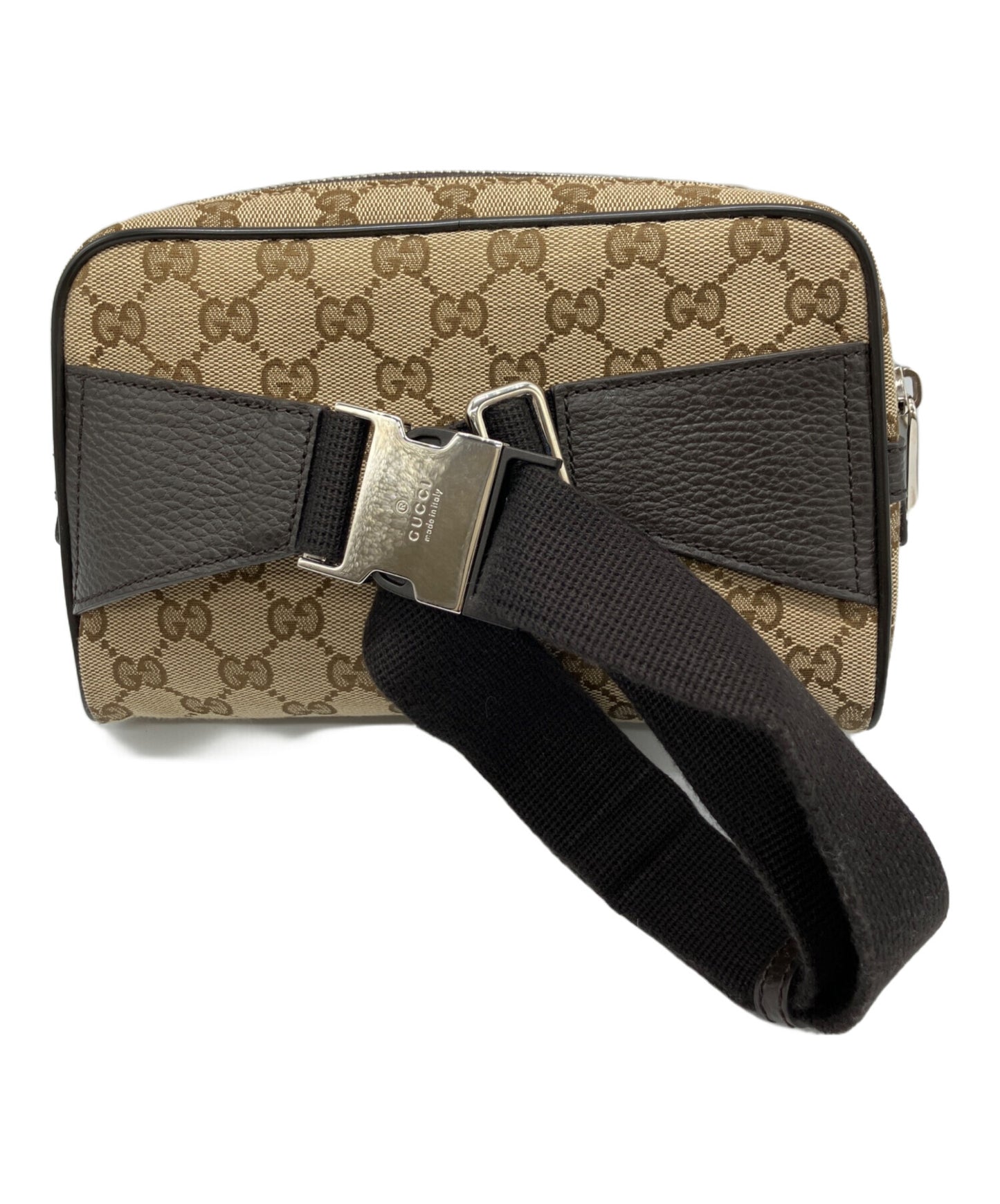 [Pre-owned] GUCCI GG Canvas Waist Bag 449174