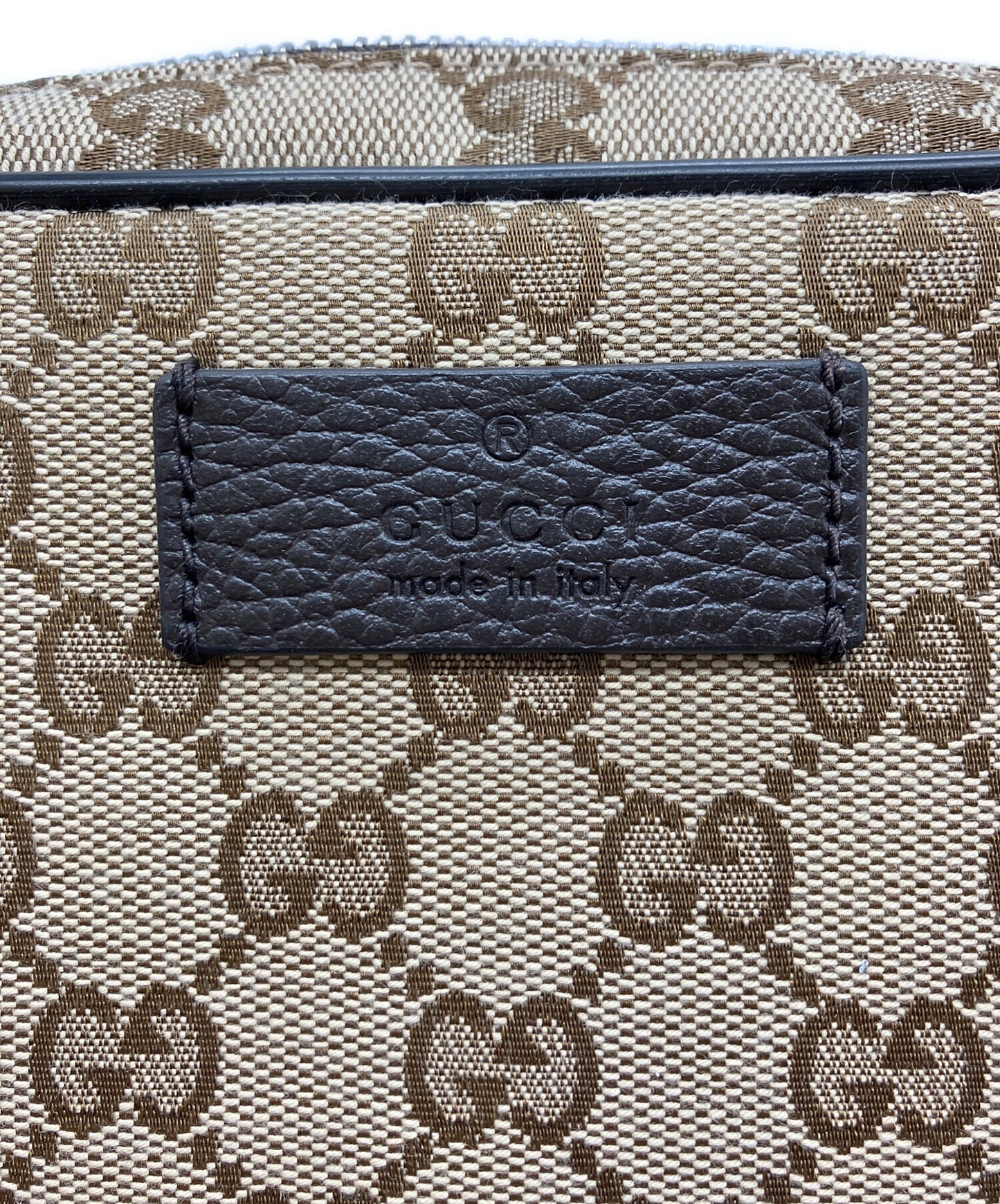 [Pre-owned] GUCCI GG Canvas Waist Bag 449174