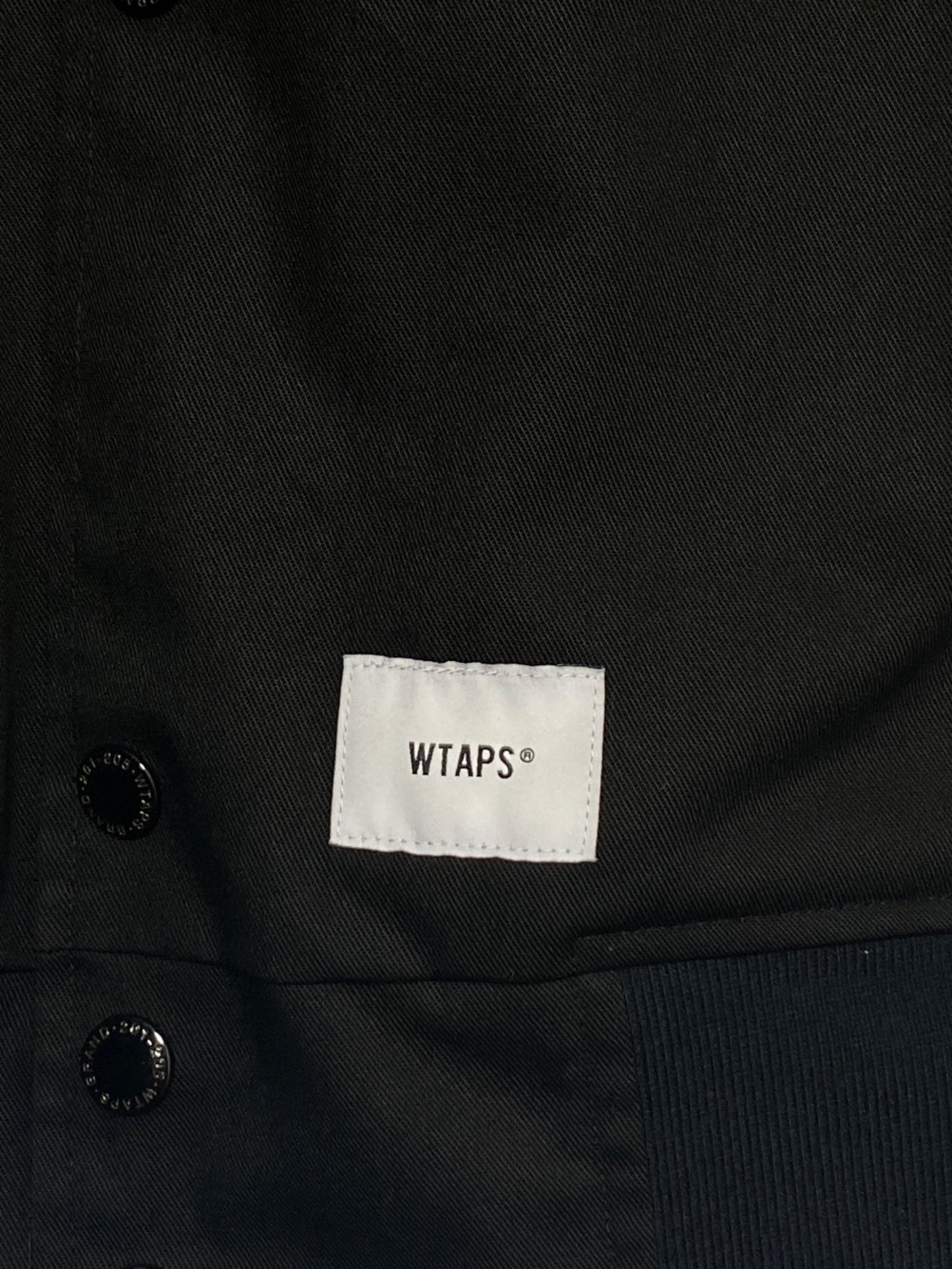 [Pre-owned] WTAPS Team Jacket CTPL Twill PRTC (Team Jacket) 241wvdt-jkm01
