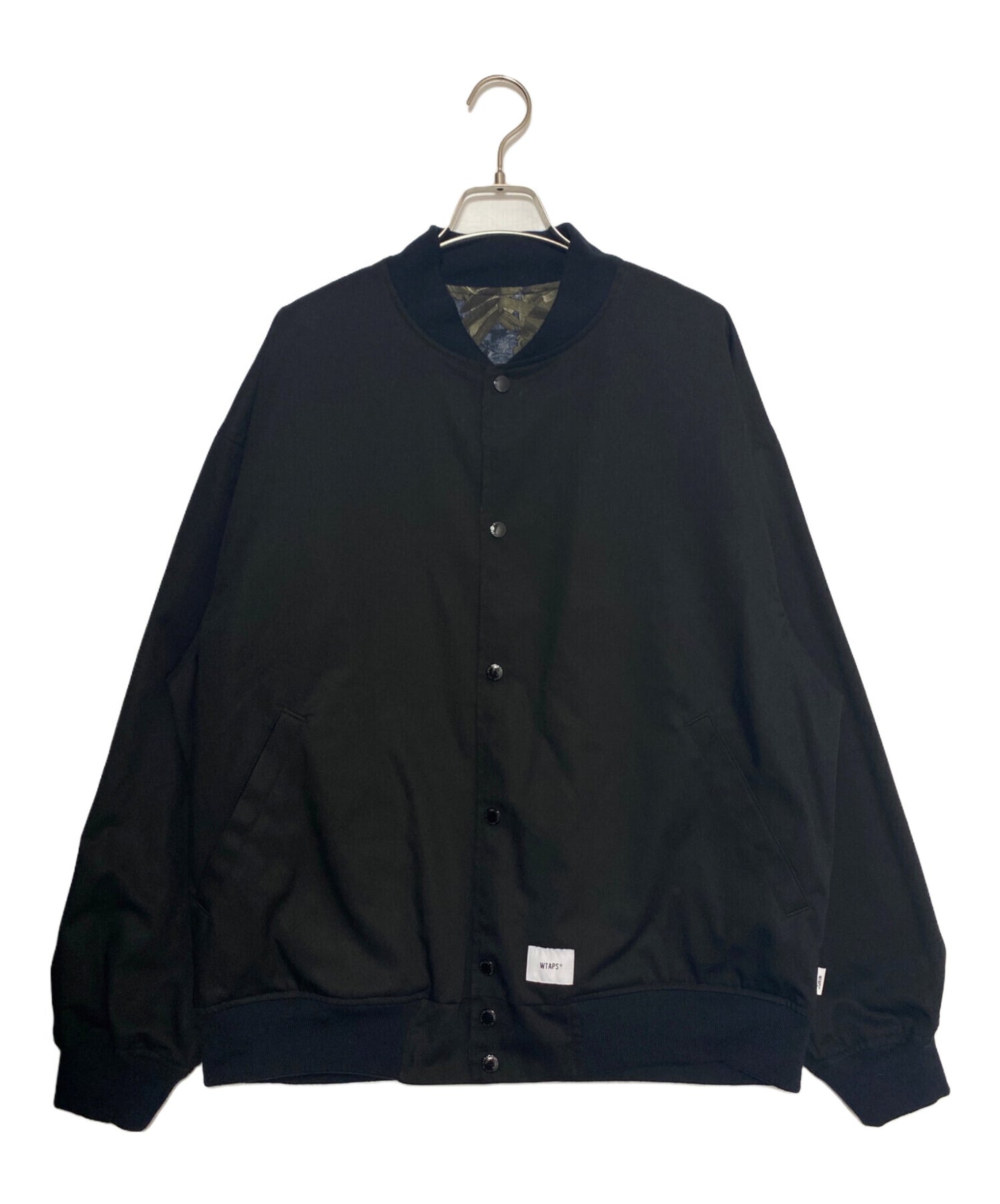 [Pre-owned] WTAPS Team Jacket CTPL Twill PRTC (Team Jacket) 241wvdt-jkm01