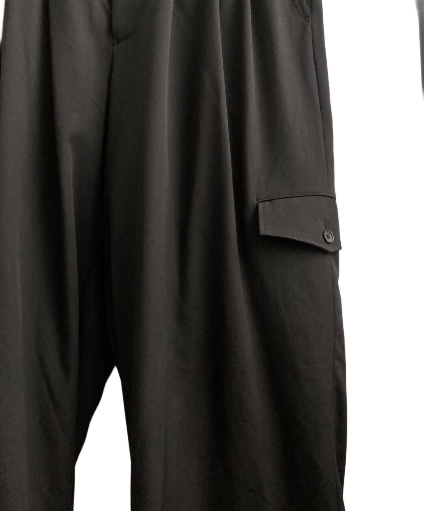 [Pre-owned] Yohji Yamamoto pour homme GABARDINE SAROUEL PANTS/12-tuck pants/slacks HZ-P28-100
