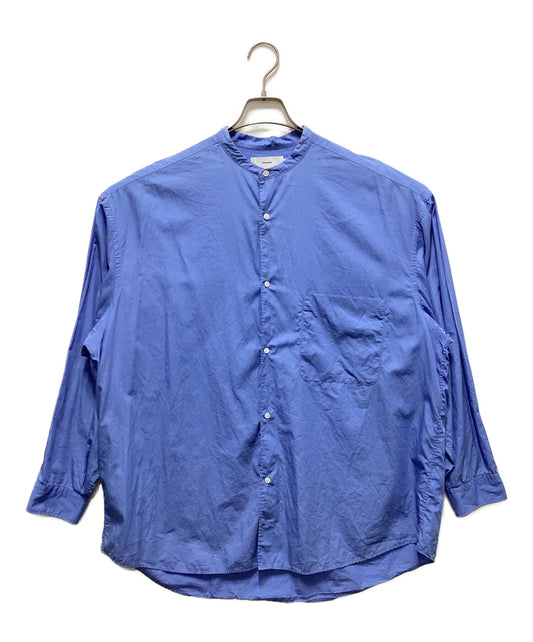 [Pre-owned] Graphpaper Broad L/S Oversized Band Collar Shirt GM231-50081B