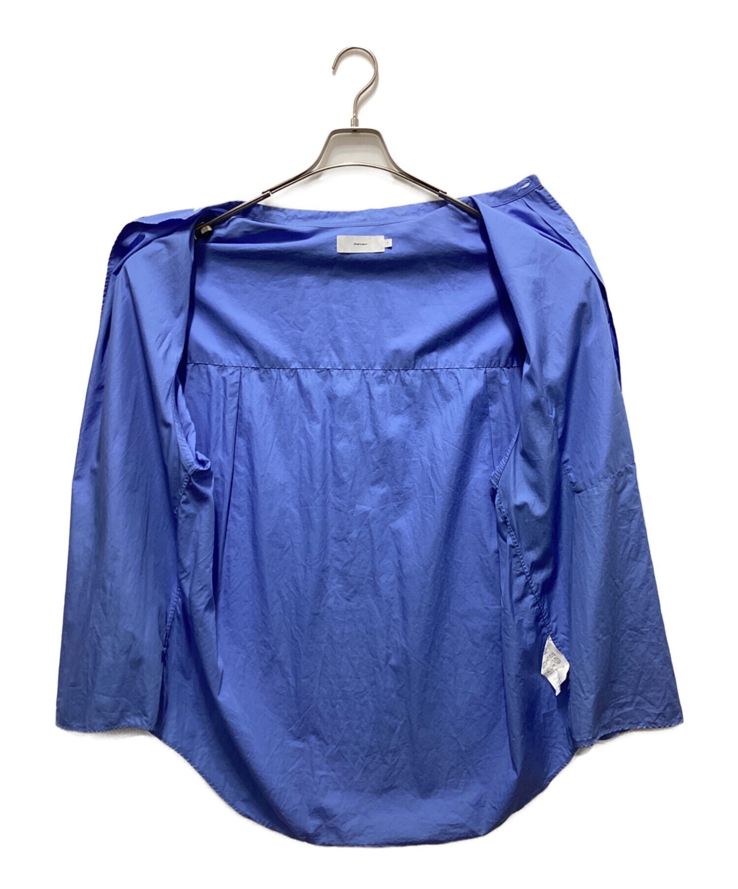 [Pre-owned] Graphpaper Broad L/S Oversized Band Collar Shirt GM231-50081B
