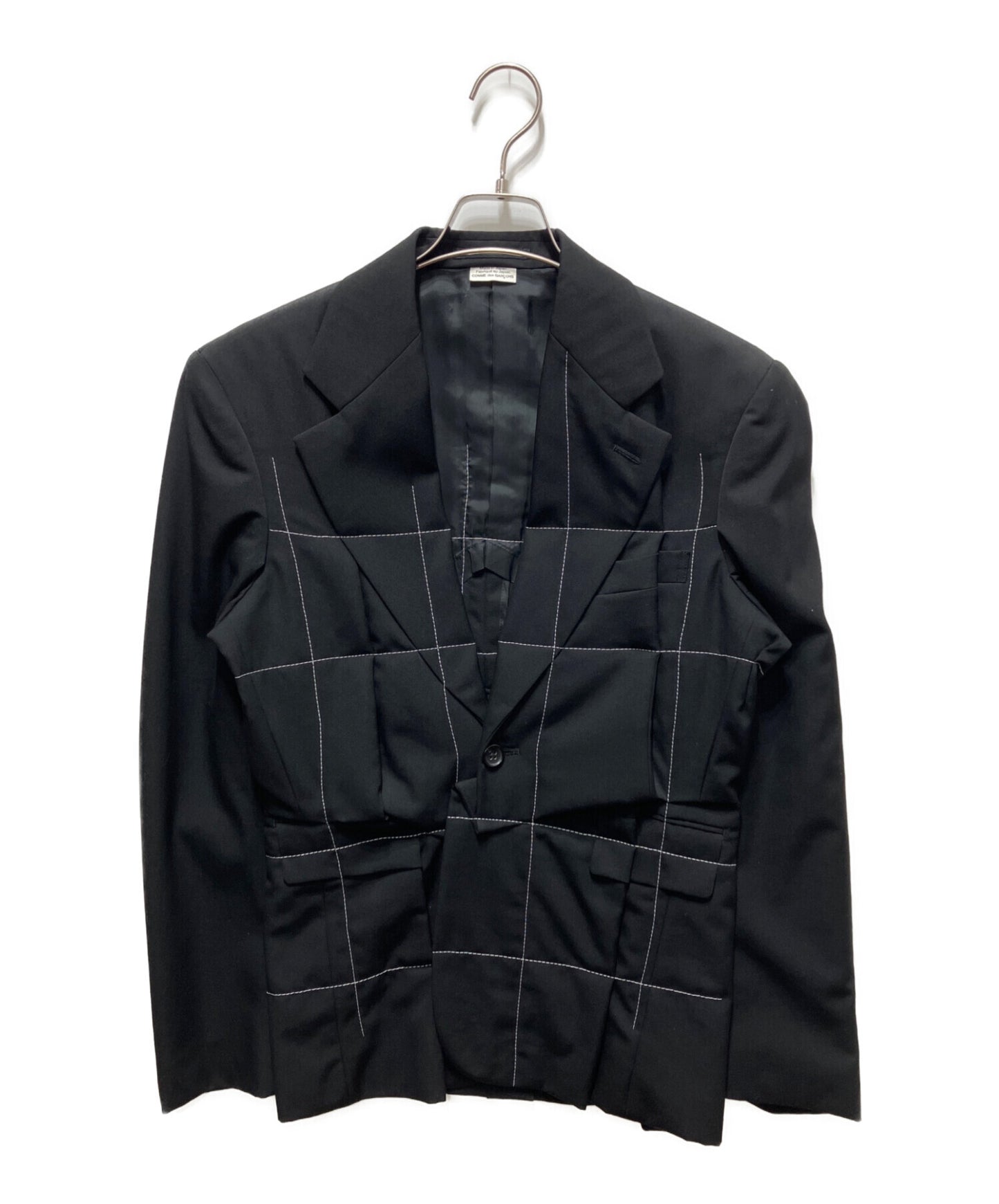 [Pre-owned] COMME des GARCONS HOMME PLUS Graph Check Tailored Jacket PG-J046 AD2020