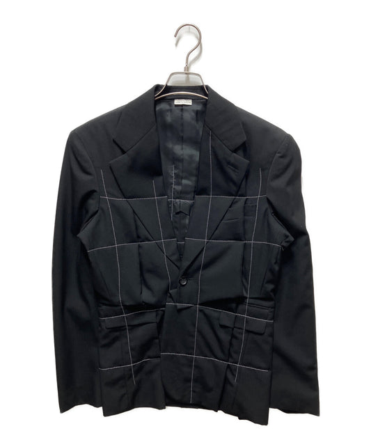 [Pre-owned] COMME des GARCONS HOMME PLUS Graph Check Tailored Jacket PG-J046 AD2020