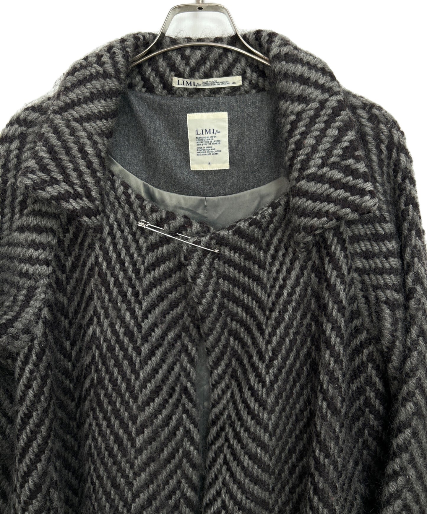 [Pre-owned] LIMI feu wool gown coat LM-C05-114
