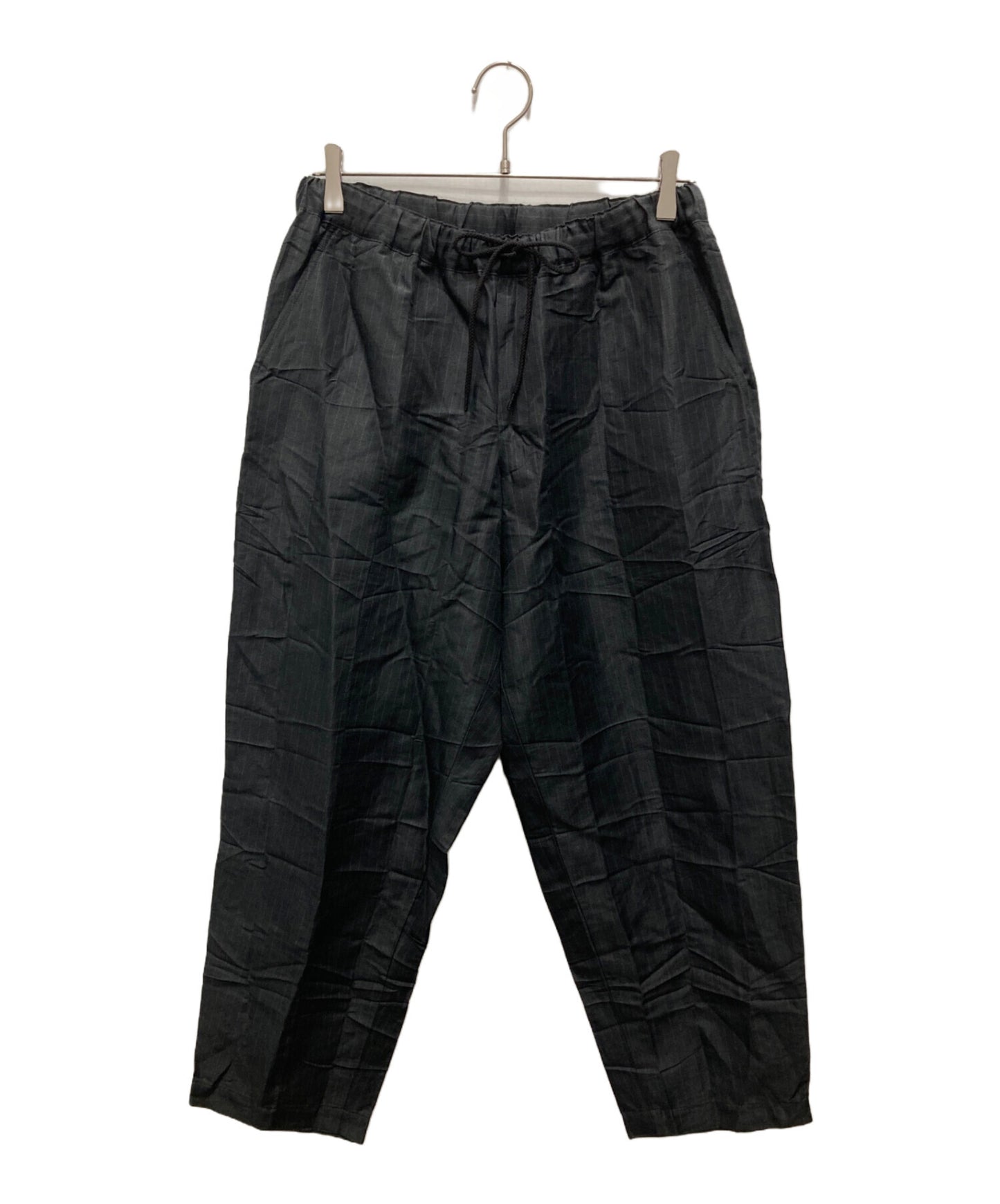 [Pre-owned] COMME des GARCONS HOMME Esterlamy Twill Stripe Product Finish Drawstring Pants HO-P028/AD2024