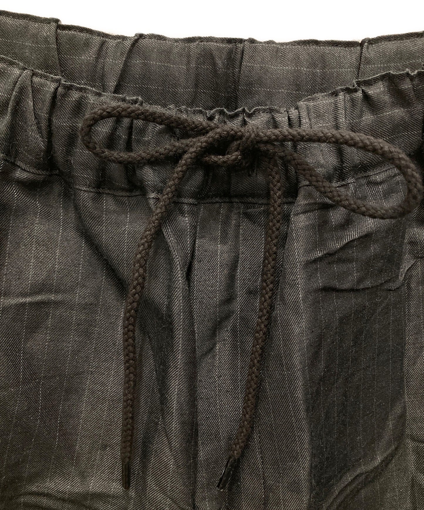 [Pre-owned] COMME des GARCONS HOMME Esterlamy Twill Stripe Product Finish Drawstring Pants HO-P028/AD2024